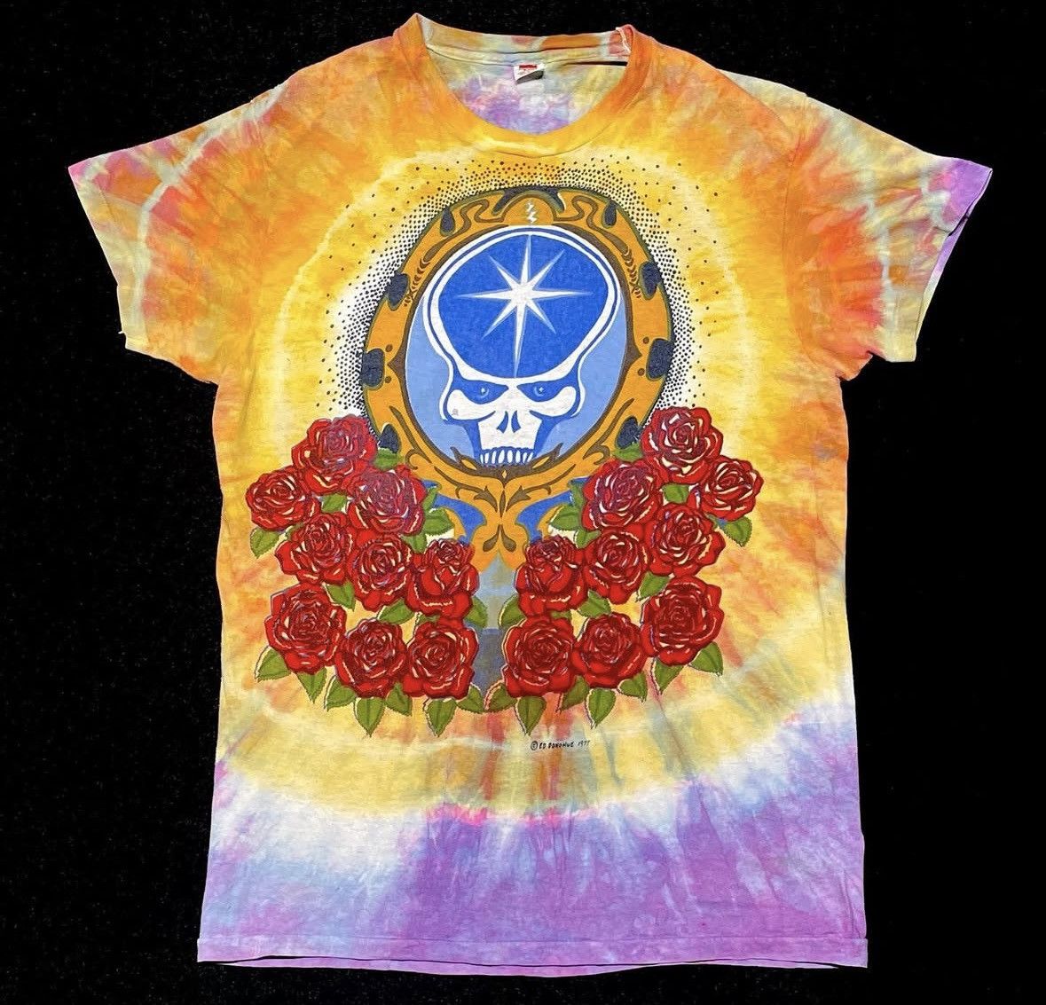 Ed Donohue Real Eyes 1977 Vintage Grateful Dead Lot Shirt