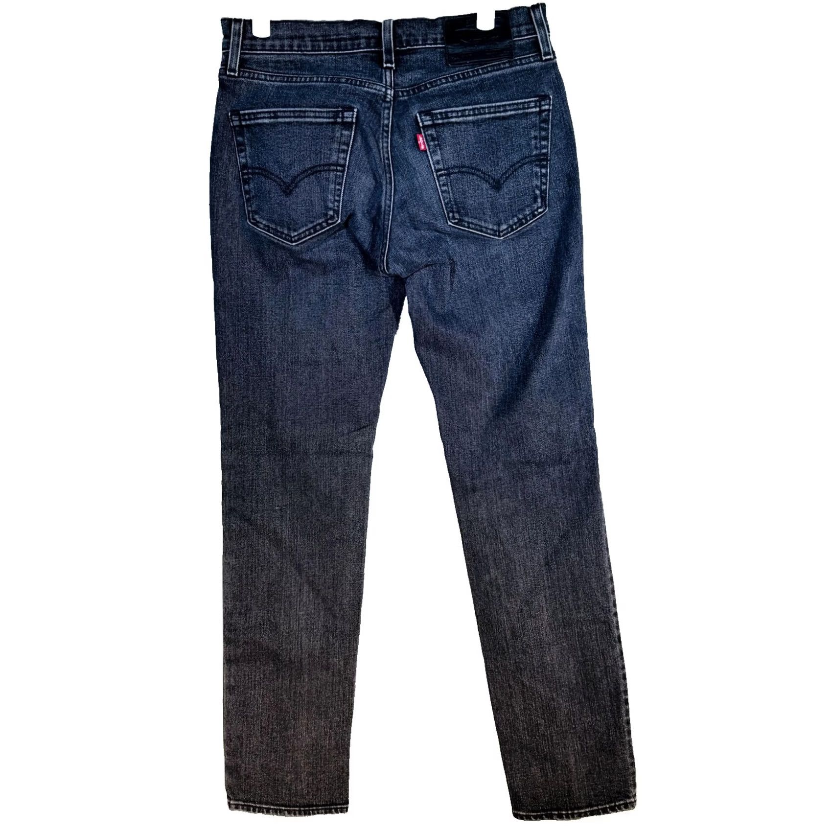 Levi's Levi's 511 Jeans Mens 30x32 Gray Dark Wash Slim Tapered Stretch Denim Zip Size US 30 / EU 46 - 6 Thumbnail