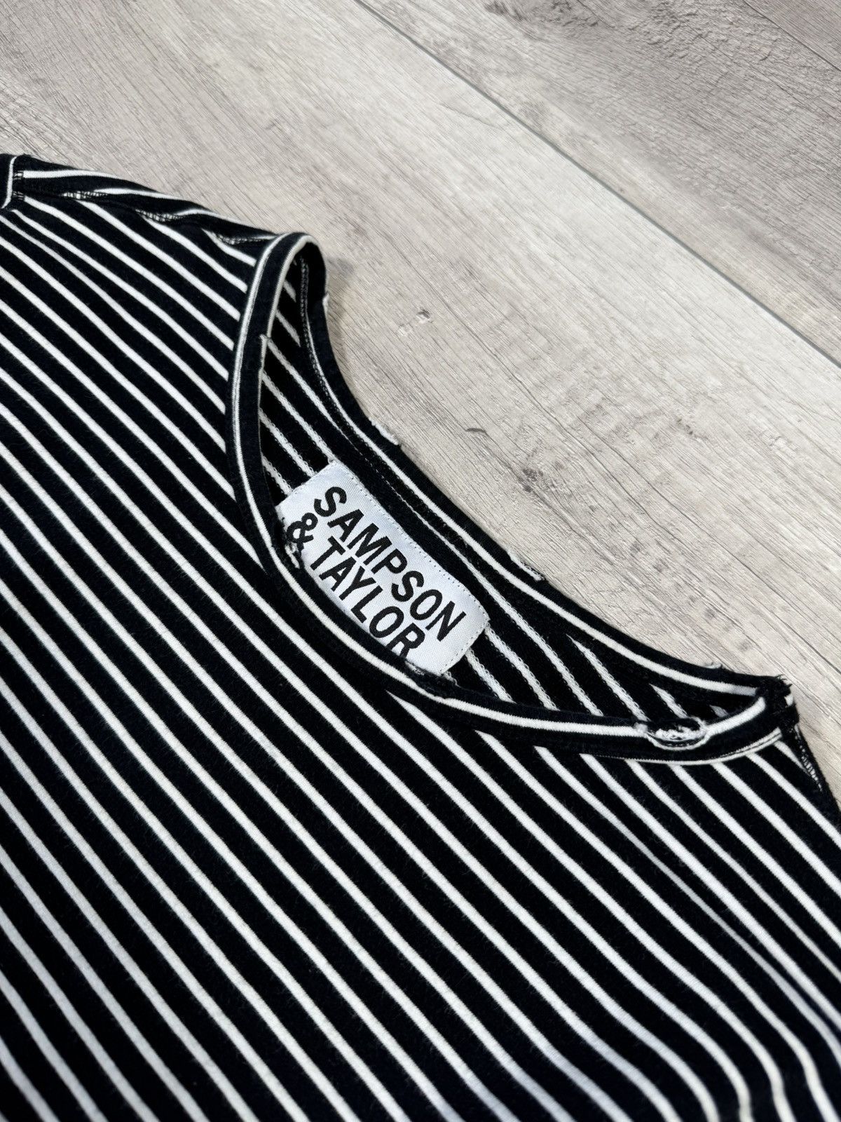 Vintage Vintage Sampson & Taylor Japan Style Striped Long Sleeve Tee Size US M / EU 48-50 / 2 - 4 Thumbnail
