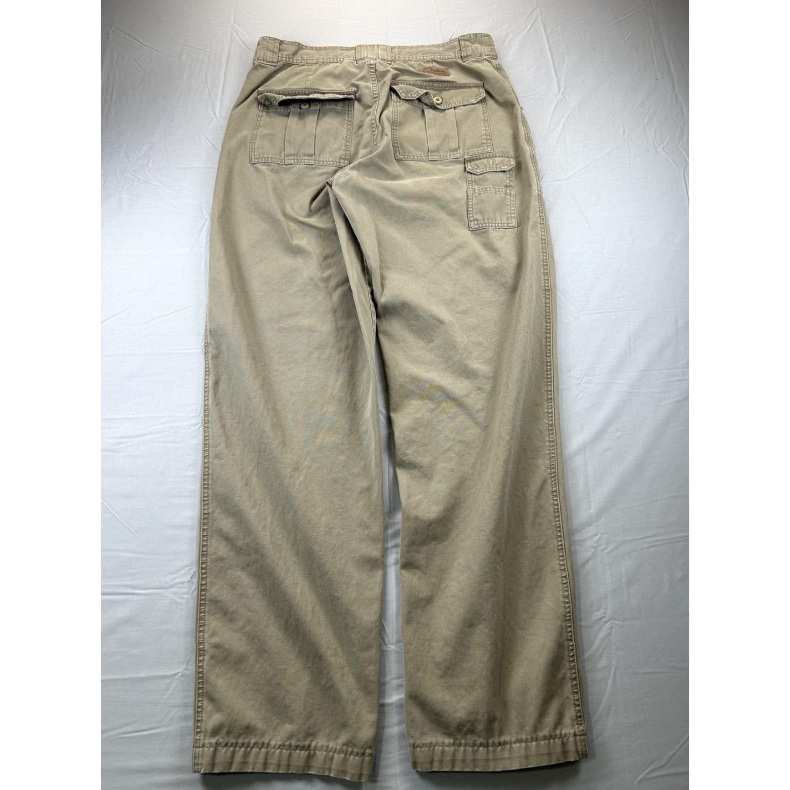 Vintage Cabela's 7-Pocket Hiker Cargo Pants Mens 34X33 Beige Utility Hiking Outdoor Pants MENS Cargo Pocket Casual Workwear Beige 7-Pocket Hiker Mens 34x33 Size US 34 / EU 50 - 2 Thumbnail