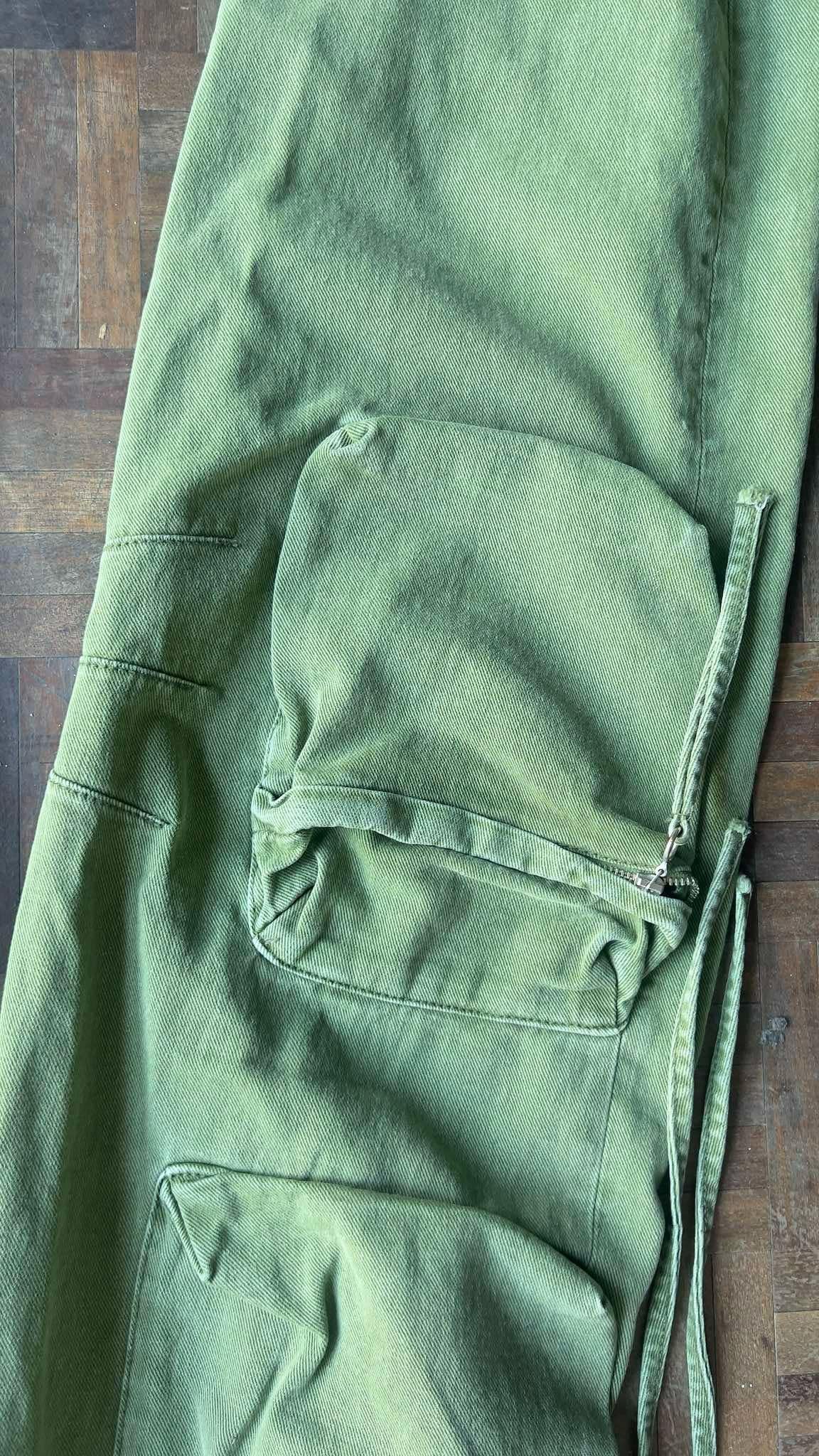 Zara Zara Cargo trousers size man 30 green color Size US 30 / EU 46 - 3 Thumbnail