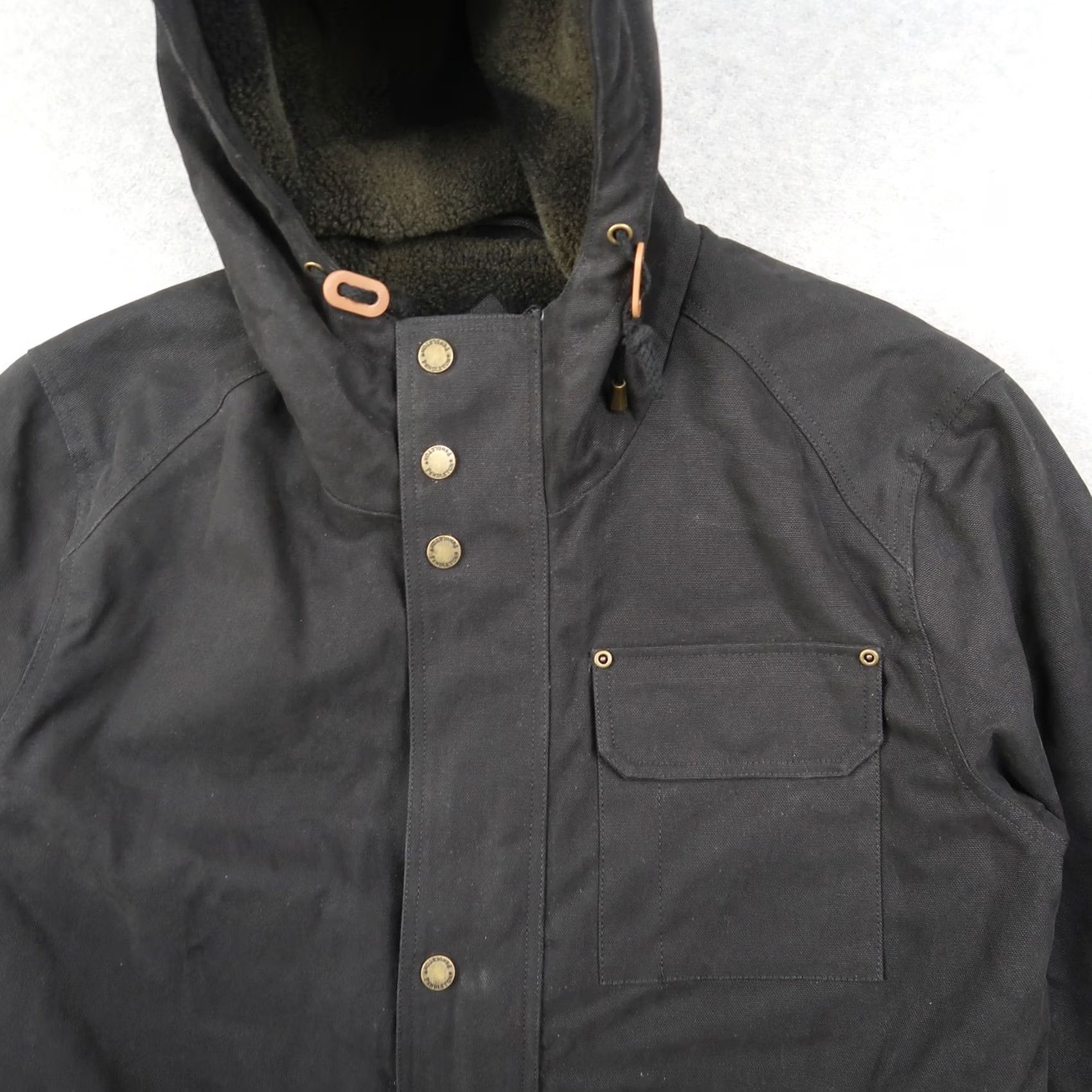 Pendleton Pendleton Hooded Timber Cruiser Jacket Black Canvas Outdoor Mens L Large Size US L / EU 52-54 / 3 - 3 Thumbnail