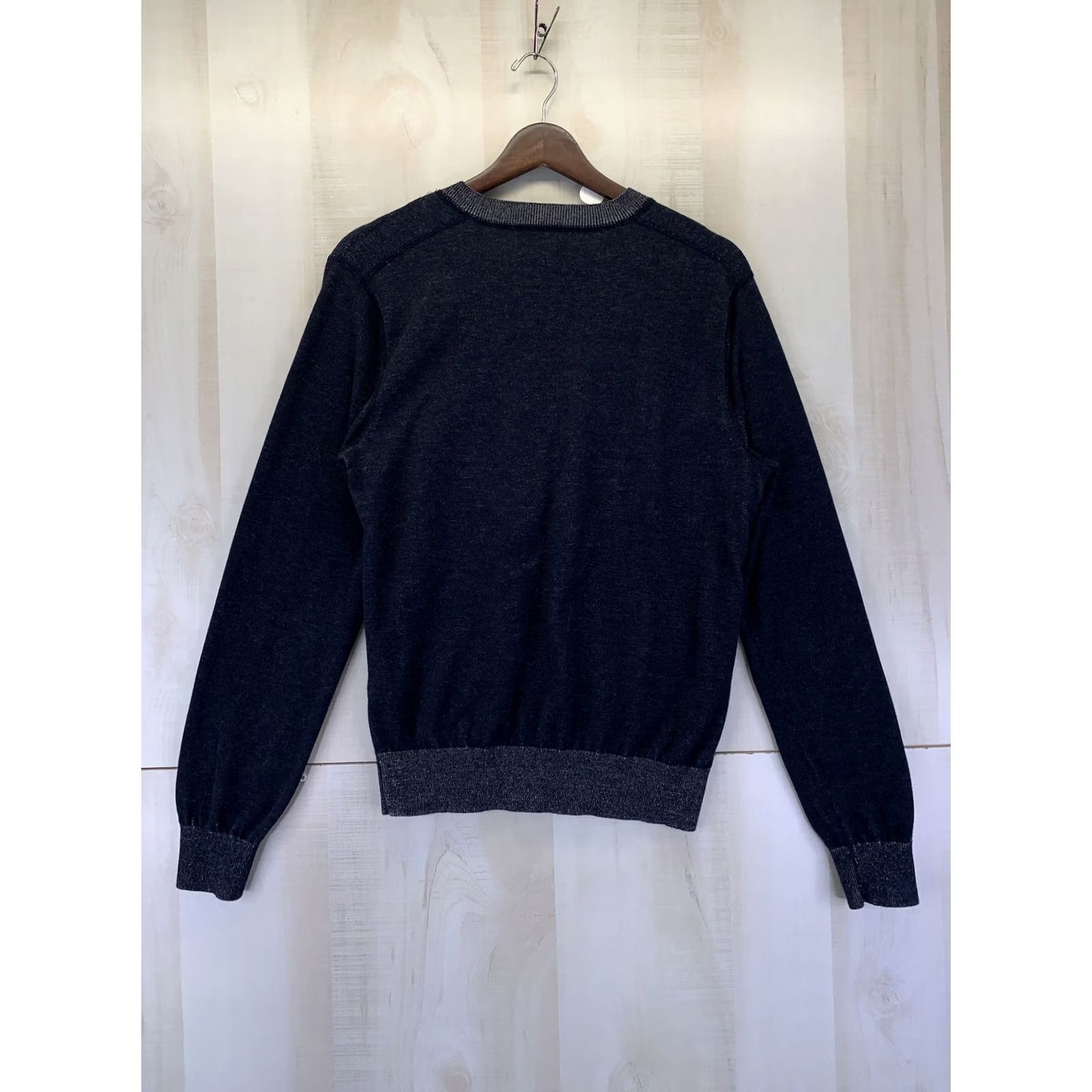 Banana Republic VINTAGE Banana Republic Mens Heather Blue Argyle Knit V Neck Sweater Mens Small-10694 Size US S / EU 44-46 / 1 - 6 Thumbnail