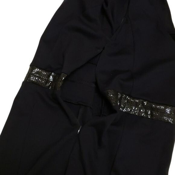 Armani Exchange A/X Armani Exchange Tank Dress Sequin Waist Navy Blue Women' Size L / US 10 / IT 46 - 10 Thumbnail