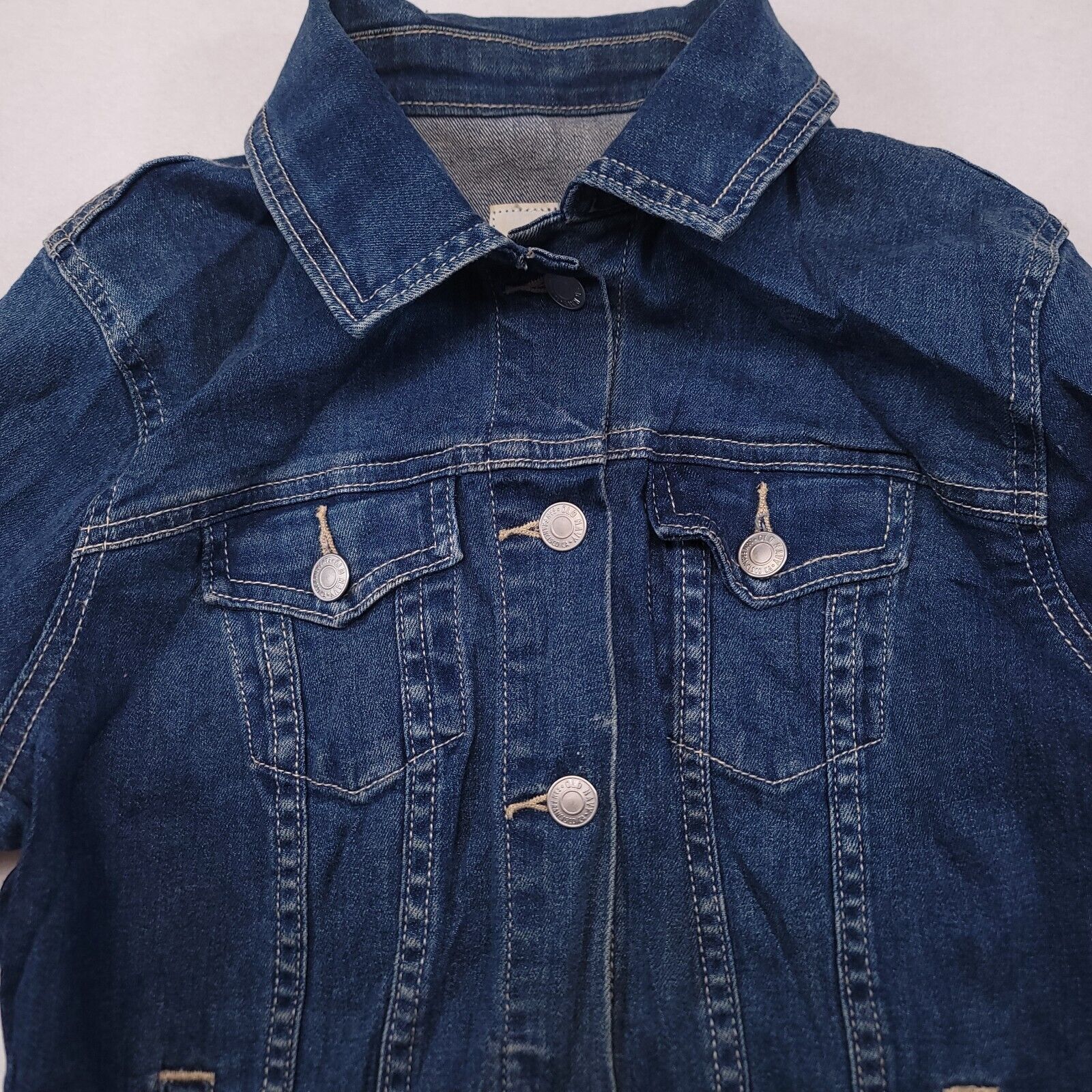 Old Navy Old Navy Casual Button Up Denim Jacket Womens Size S Blue Size S / US 4 / IT 40 - 1 Thumbnail