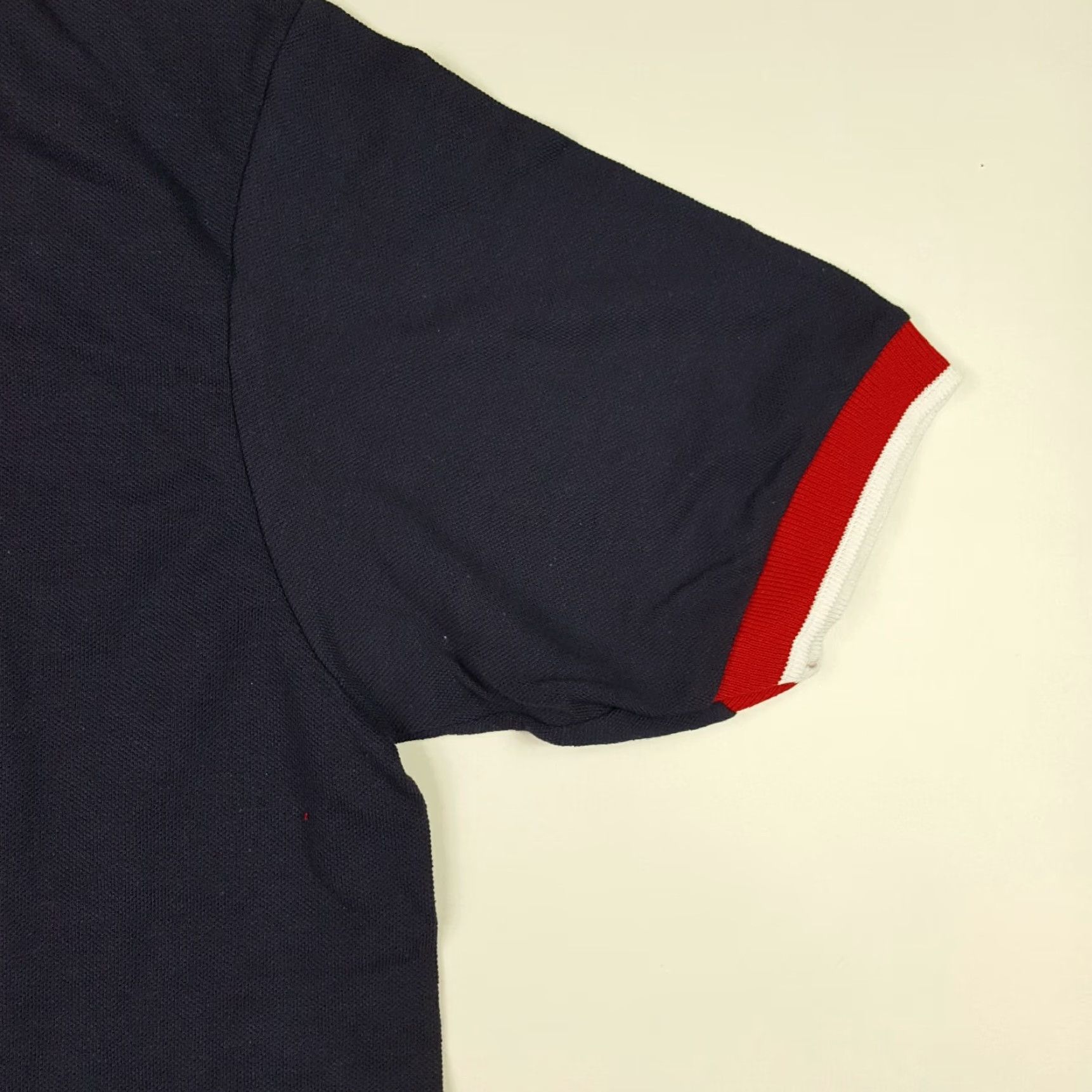 Hanes VINTAGE Hanes Navy Blue Polo Shirt Men M Short Sleeve 90s Casual Retro Size US M / EU 48-50 / 2 - 3 Thumbnail