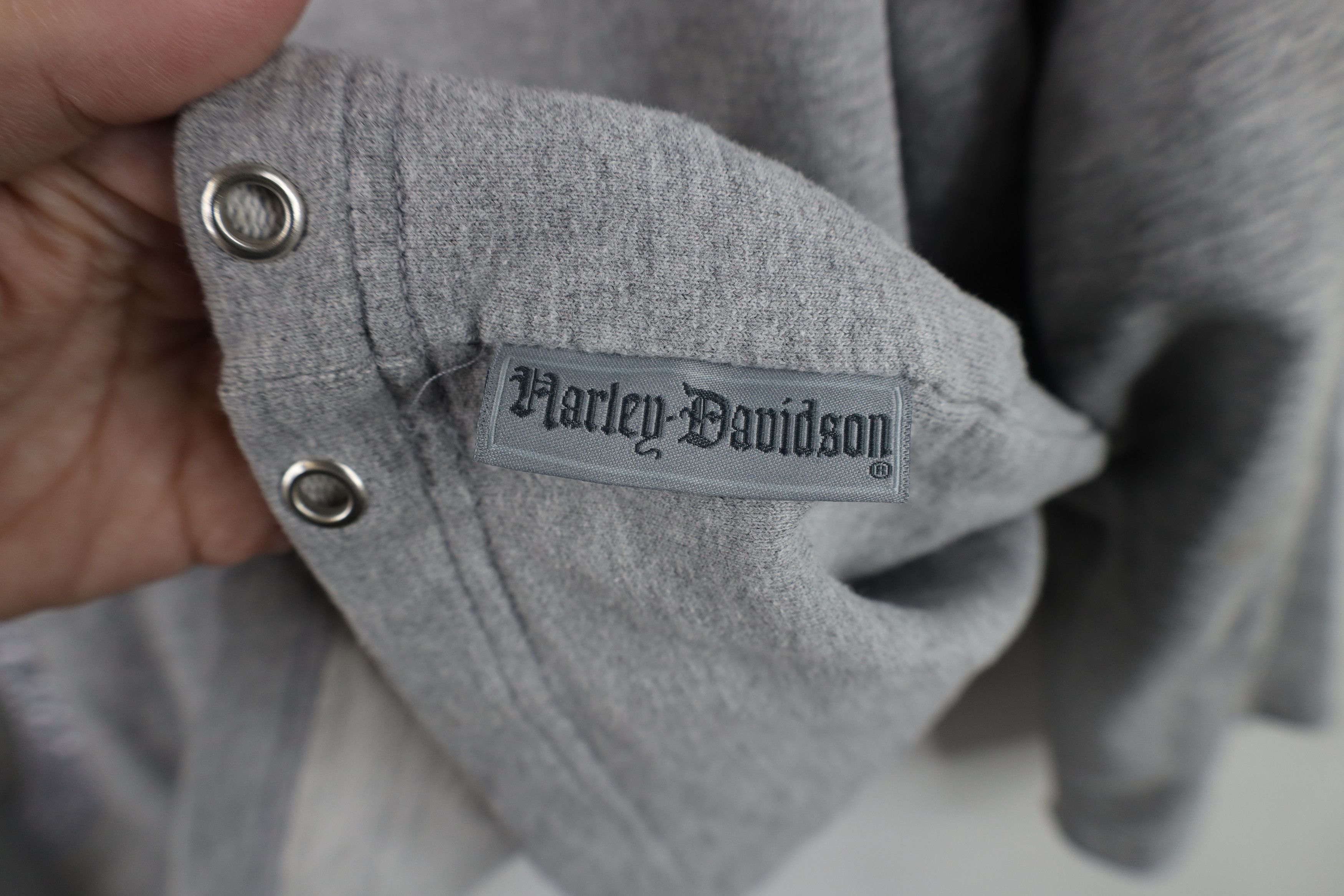 Harley Davidson Vintage Harley Davidson French Terry Hoodie Sweatshirt Size XL / US 12-14 / IT 48-50 - 11 Thumbnail