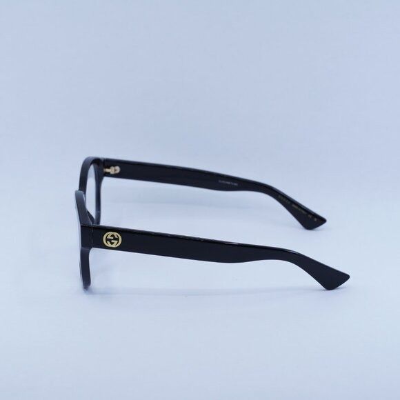 Gucci 🕶️ New Gucci GG1580O 001 Eyeglasses - Shiny Black Frame Size ONE SIZE - 5 Thumbnail