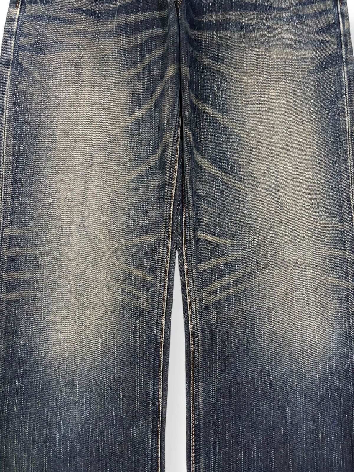 Lee Vintage Lee Riders Japan Faded Whiskers Clawmark Jeans Size US 32 / EU 48 - 4 Thumbnail