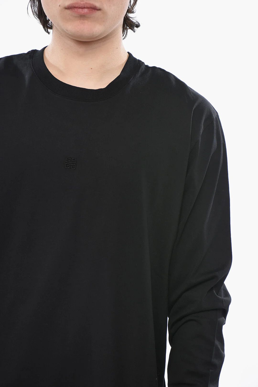 Givenchy og1mm0326 Cotton Crewneck T-Shirt in Black Size US S / EU 44-46 / 1 - 3 Thumbnail