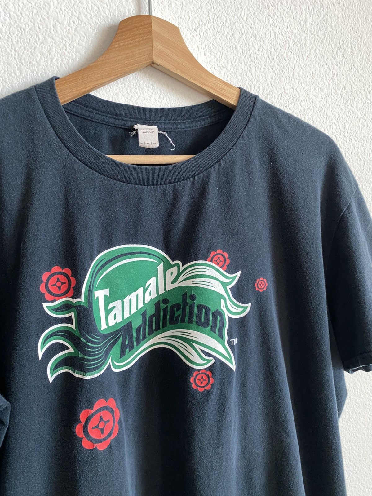 Vintage 00s Tamale Addiction Tee 🫔 Size US XL / EU 56 / 4 - 3 Thumbnail