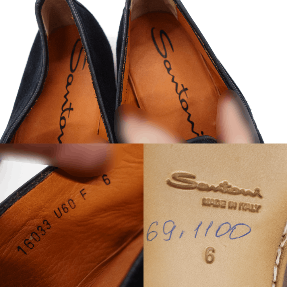 Santoni Suede Penny Loafers Size US 7 / EU 40 - 7 Thumbnail