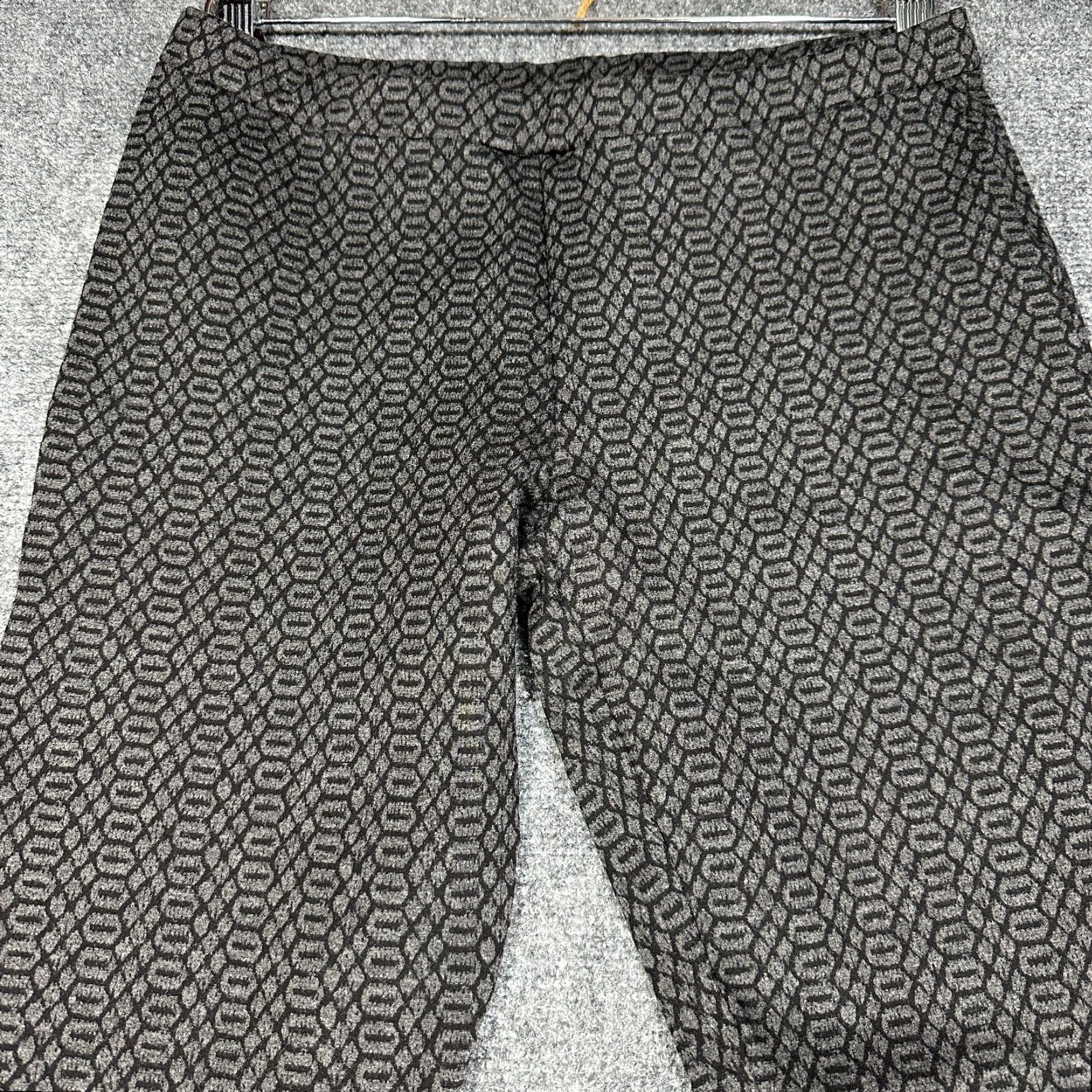 Joie Joie Pants Womens Medium Gray Print Pull On Stretch Ankle Tapered Leg Size 32" / US 10 / IT 46 - 3 Thumbnail