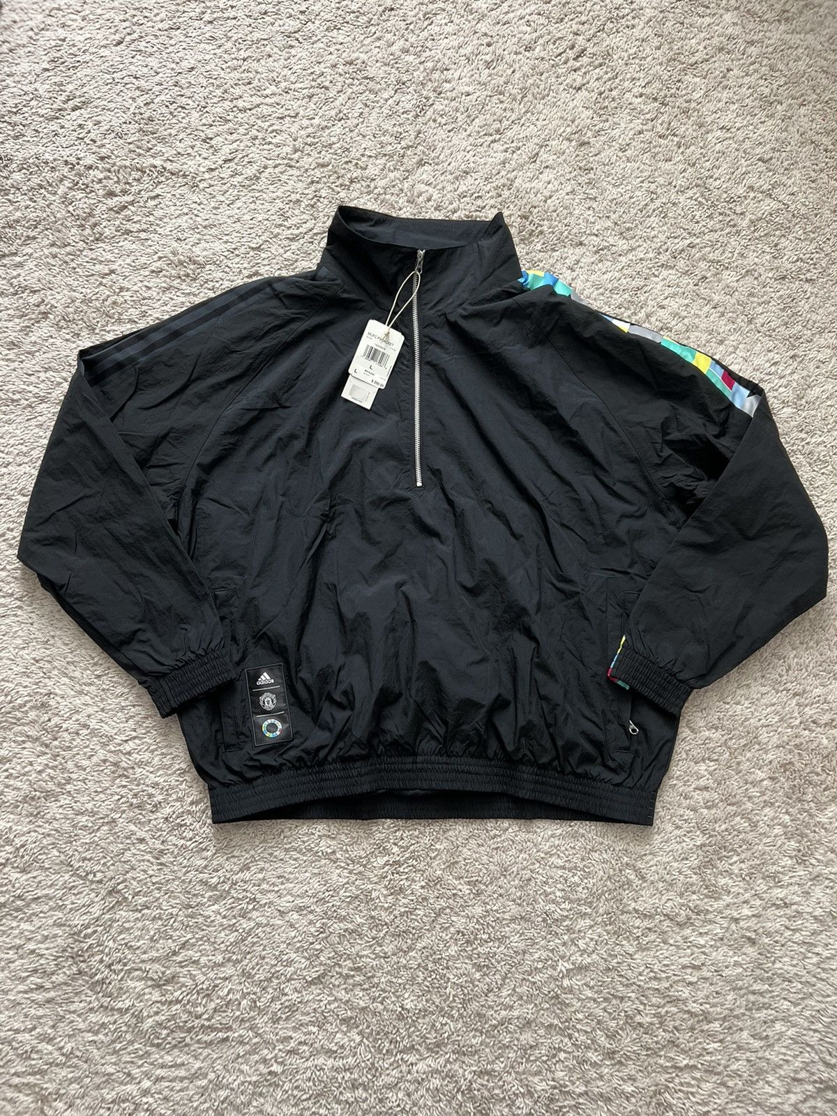 Adidas Adidas Manchester United Peter Saville Black Jacket Size US L / EU 52-54 / 3 - 10 Thumbnail