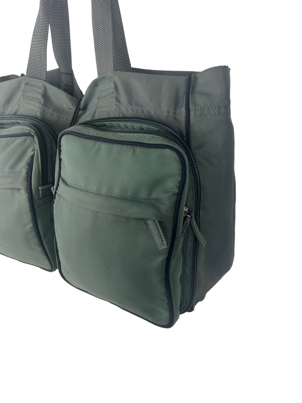 Issey Miyake AW2000 Issey Miyake Teal Convertible Tactical Tote Bag Size ONE SIZE - 2 Thumbnail