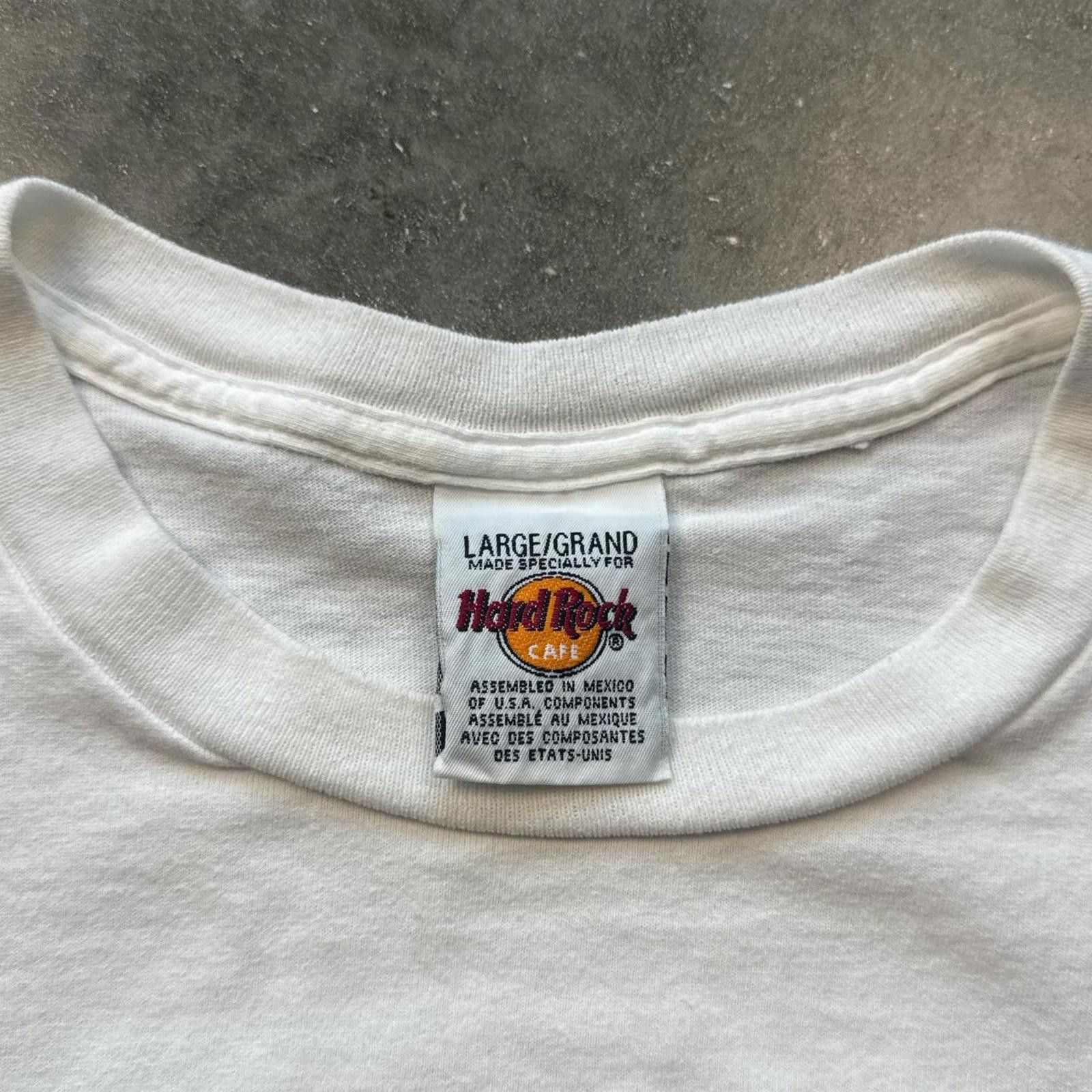 Hard Rock Cafe Hard Rock Cafe San Juan 90’s White T-Shirt Size US L / EU 52-54 / 3 - 5 Thumbnail