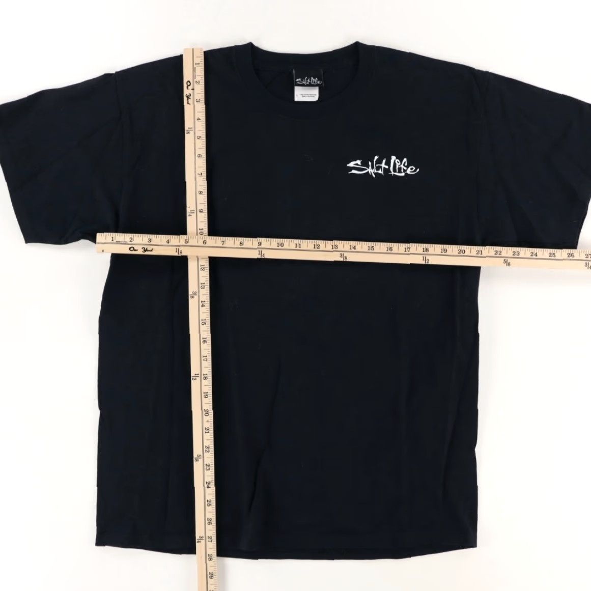 Vintage Salt Life Pirate Flag Solid T-Shirt Black Men's L Size US L / EU 52-54 / 3 - 4 Thumbnail