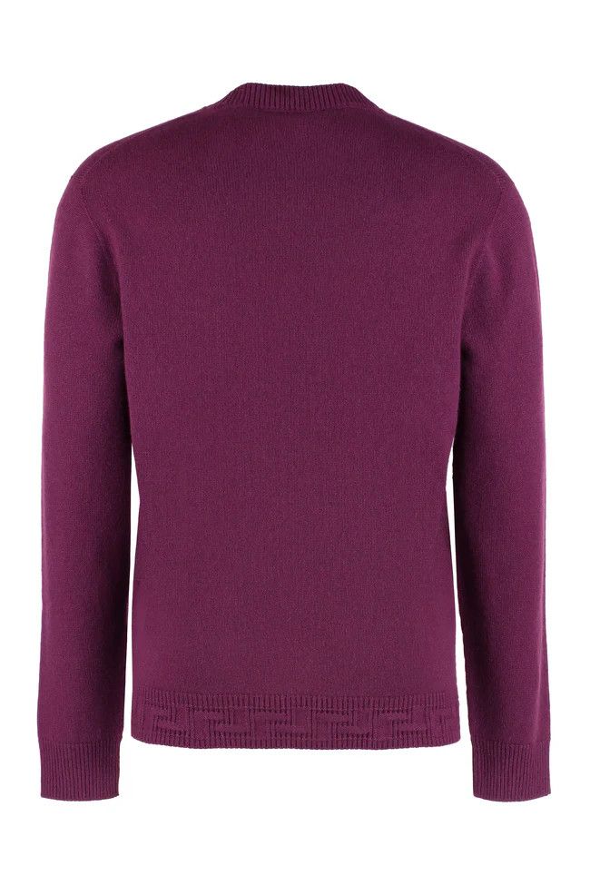 Versace o1y0525 Cashmere Blend Sweater in Purple Size US S / EU 44-46 / 1 - 2 Thumbnail
