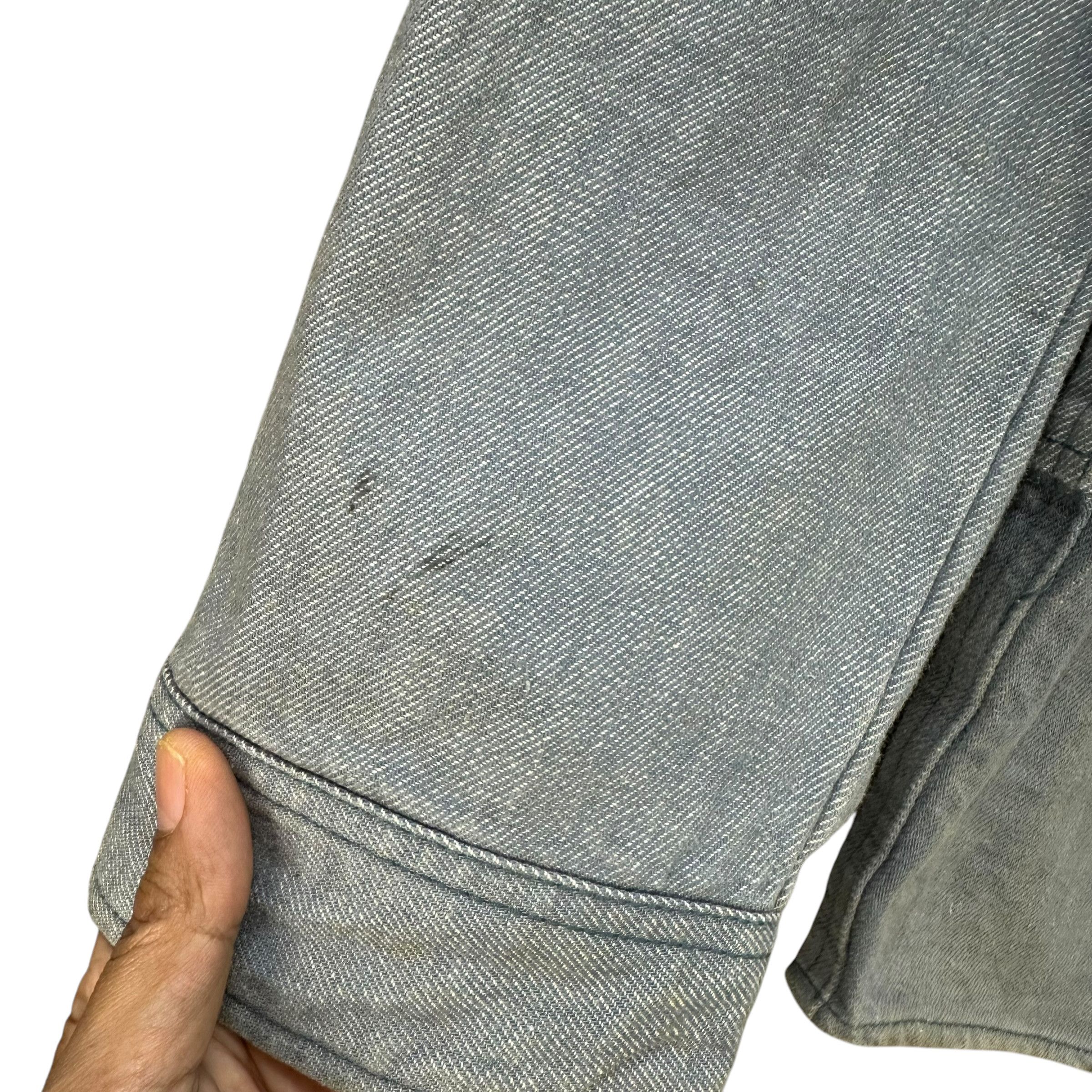 Marithe + Francois Girbaud Vintage MFG Stand Collar Selvedge Denim Jacket #A80-1918 Size US M / EU 48-50 / 2 - 5 Thumbnail