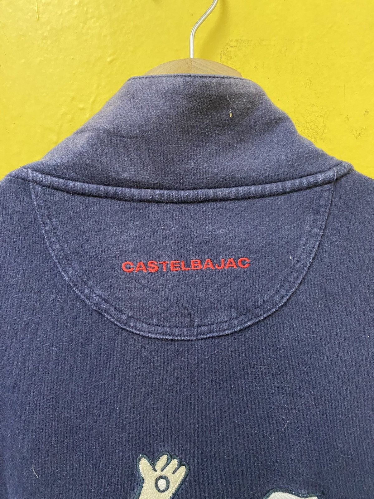 Jean Charles De Castelbajac Castelbajac Sport Sweatshirt Halzip Blue Black Size US L / EU 52-54 / 3 - 7 Thumbnail