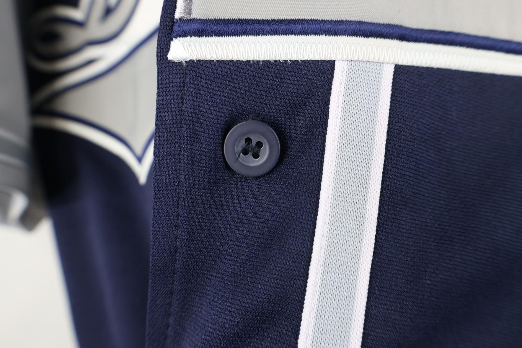 Vintage Deadstock Vintage 90s Y2K Tigers Baseball Jersey Navy Size US M / EU 48-50 / 2 - 9 Thumbnail
