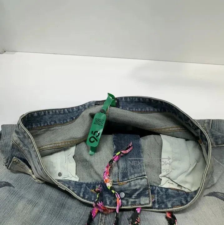 Balenciaga Balenciaga FW24 Logo Long Denim Pants. Size US 33 - 5 Thumbnail