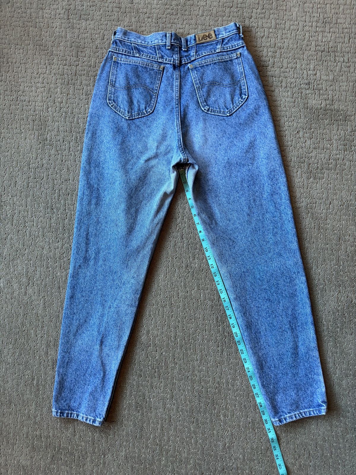 Lee × Vintage Medium Wash Rider Jeans Size 30" / US 8 / IT 44 - 7 Thumbnail