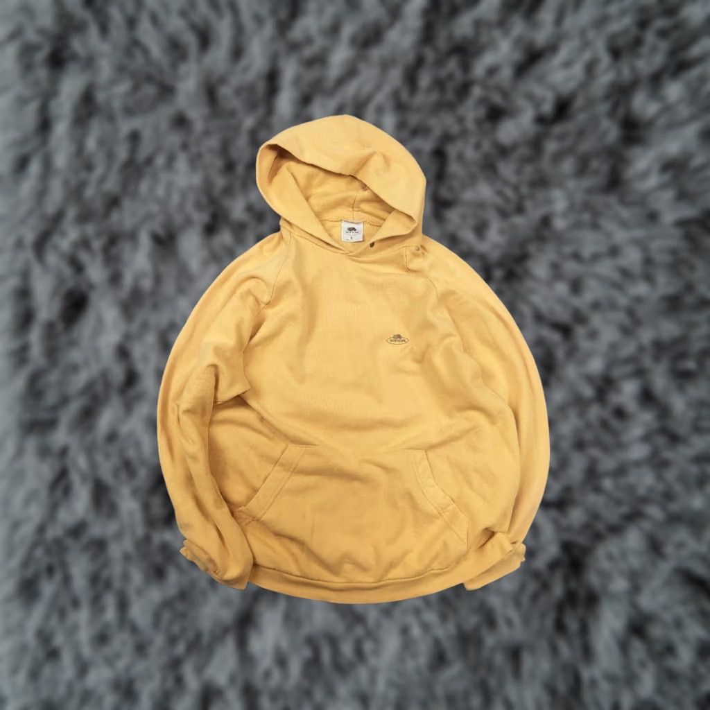 Fruit Of The Loom Vintage Fruit of the Loom USA Mini Logo Yellow Cotton Hoodie Size US L / EU 52-54 / 3 - 1 Thumbnail