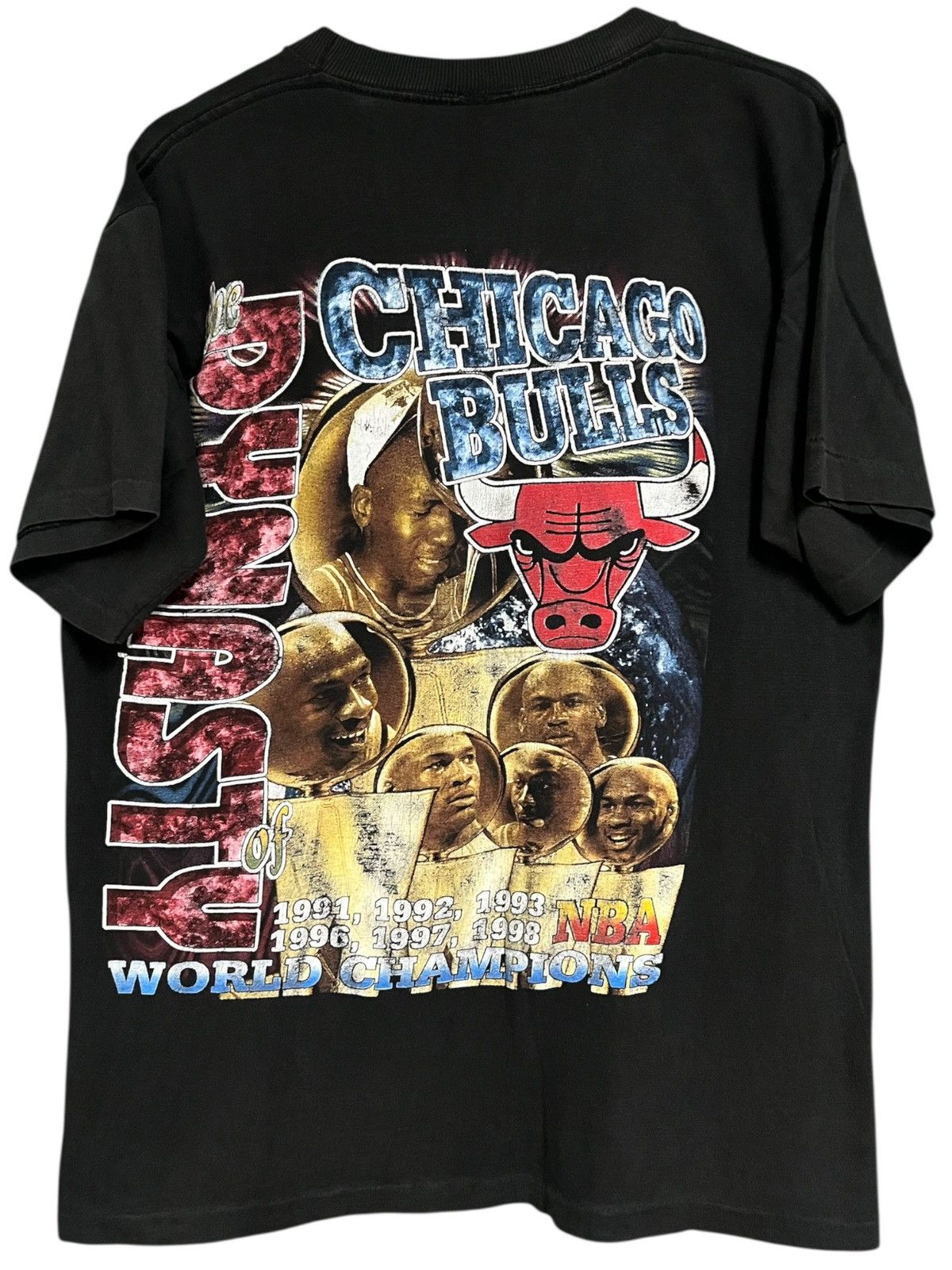 Band Tees × Rap Tees × Vintage Vintage Chicago Bulls 90s t shirt Size US L / EU 52-54 / 3 - 2 Thumbnail