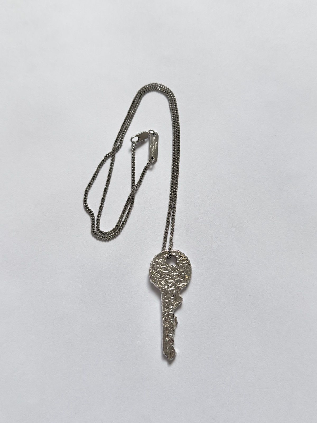 Maison Margiela S/S 10 ‘Silver Foil Key’ Chain Necklace Size ONE SIZE - 18 Thumbnail