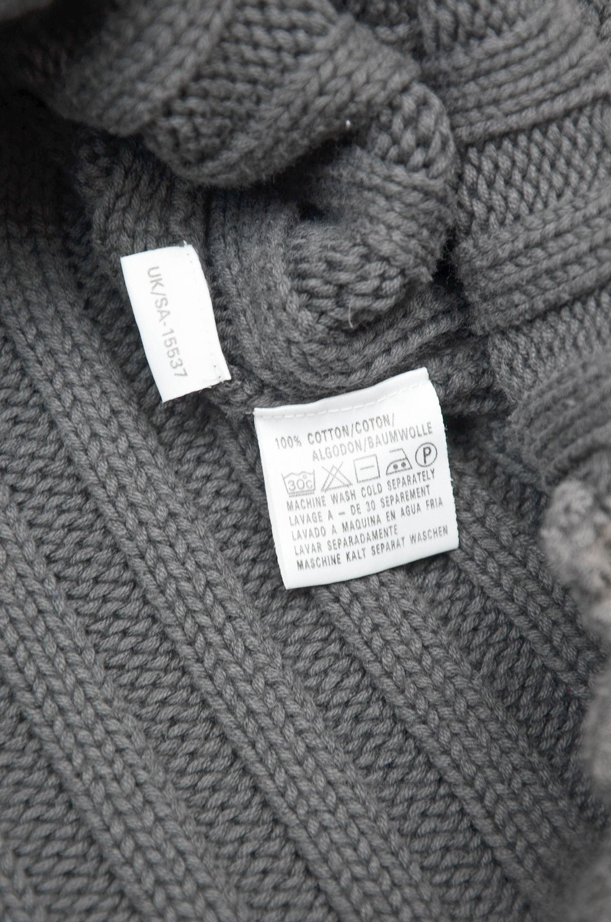 Yves Saint Laurent YSL Vintage Grey Wool Turtleneck Sweater XL Size US XL / EU 56 / 4 - 8 Thumbnail