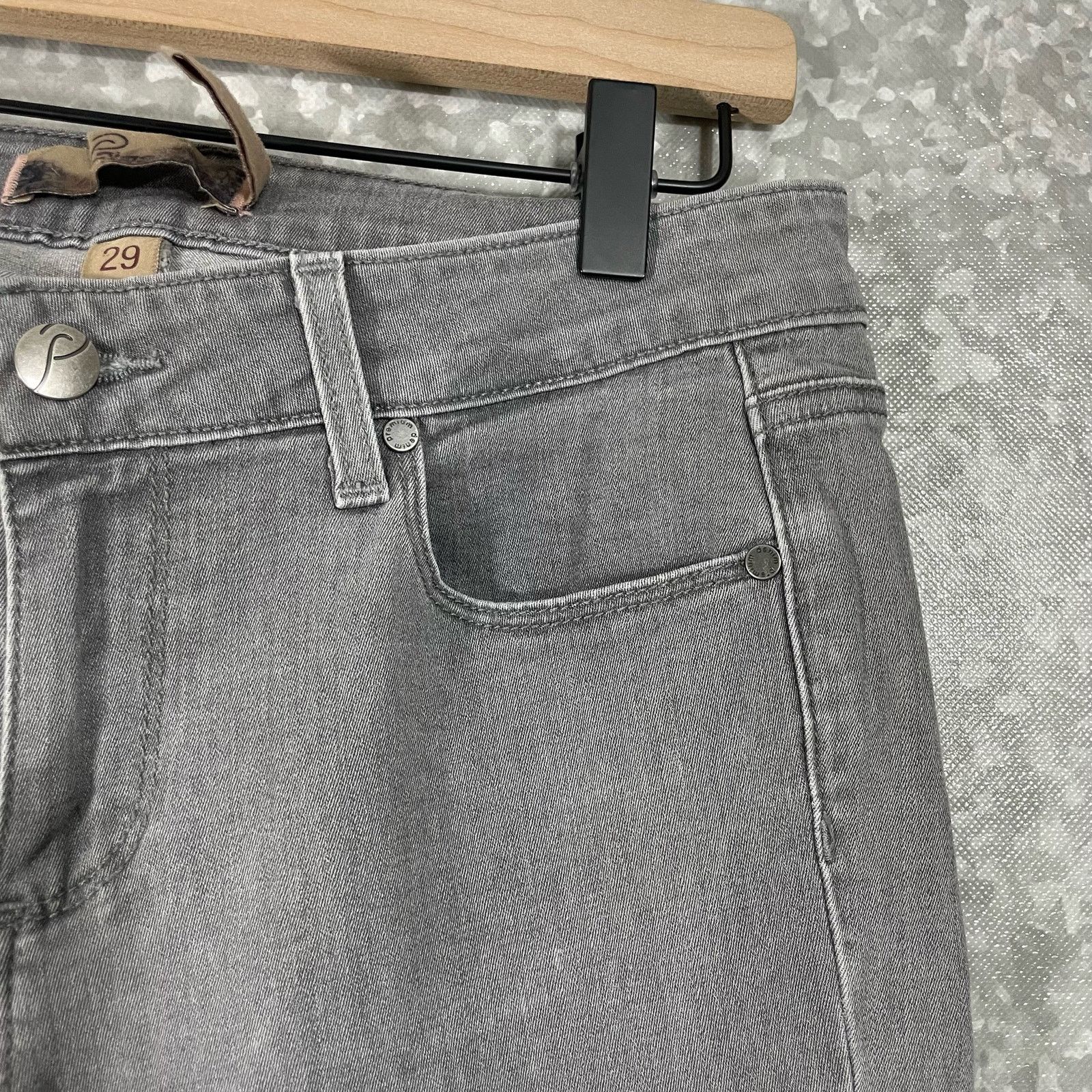 Paige Paige Denim Women's Gray Verdugo Jegging Jeans - Size 29 Size 29" - 2 Thumbnail