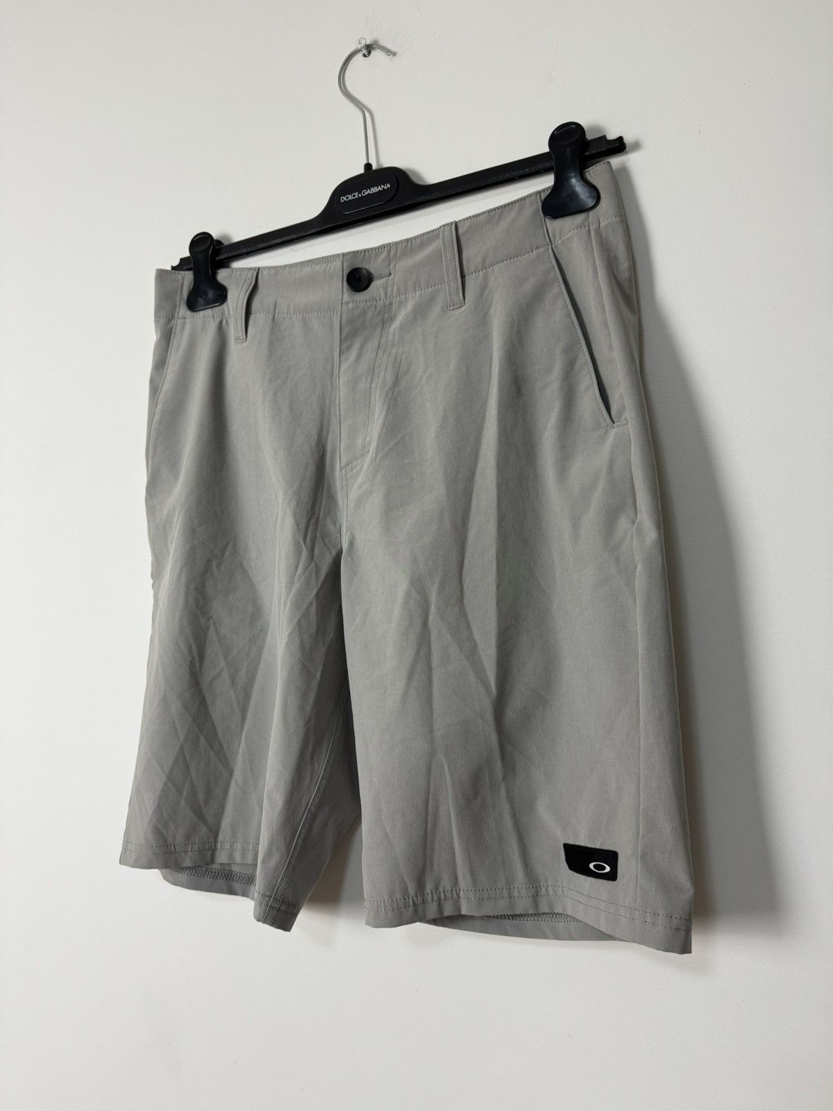 Oakley Oakley Beige Black Tech Shorts with logo Outdoor Streetwear Size US 31 - 2 Thumbnail