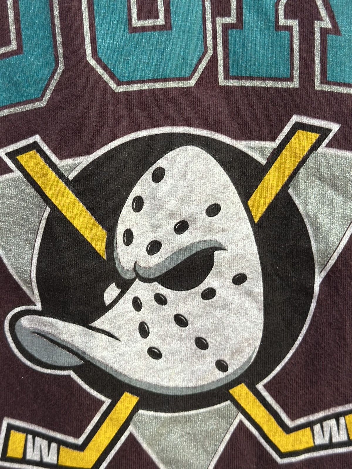 NHL × Starter × Vintage Vintage Starter X Mighty Duck Faded Tee Size US M / EU 48-50 / 2 - 3 Thumbnail