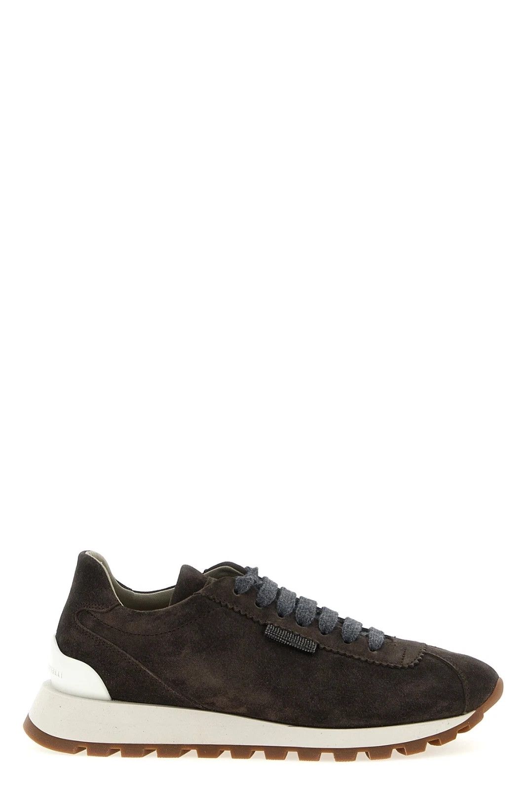 Brunello Cucinelli BRUNELLO CUCINELLI Brown Suede Sneakers New & Authentic Size US 6 / IT 36 - 1 Thumbnail