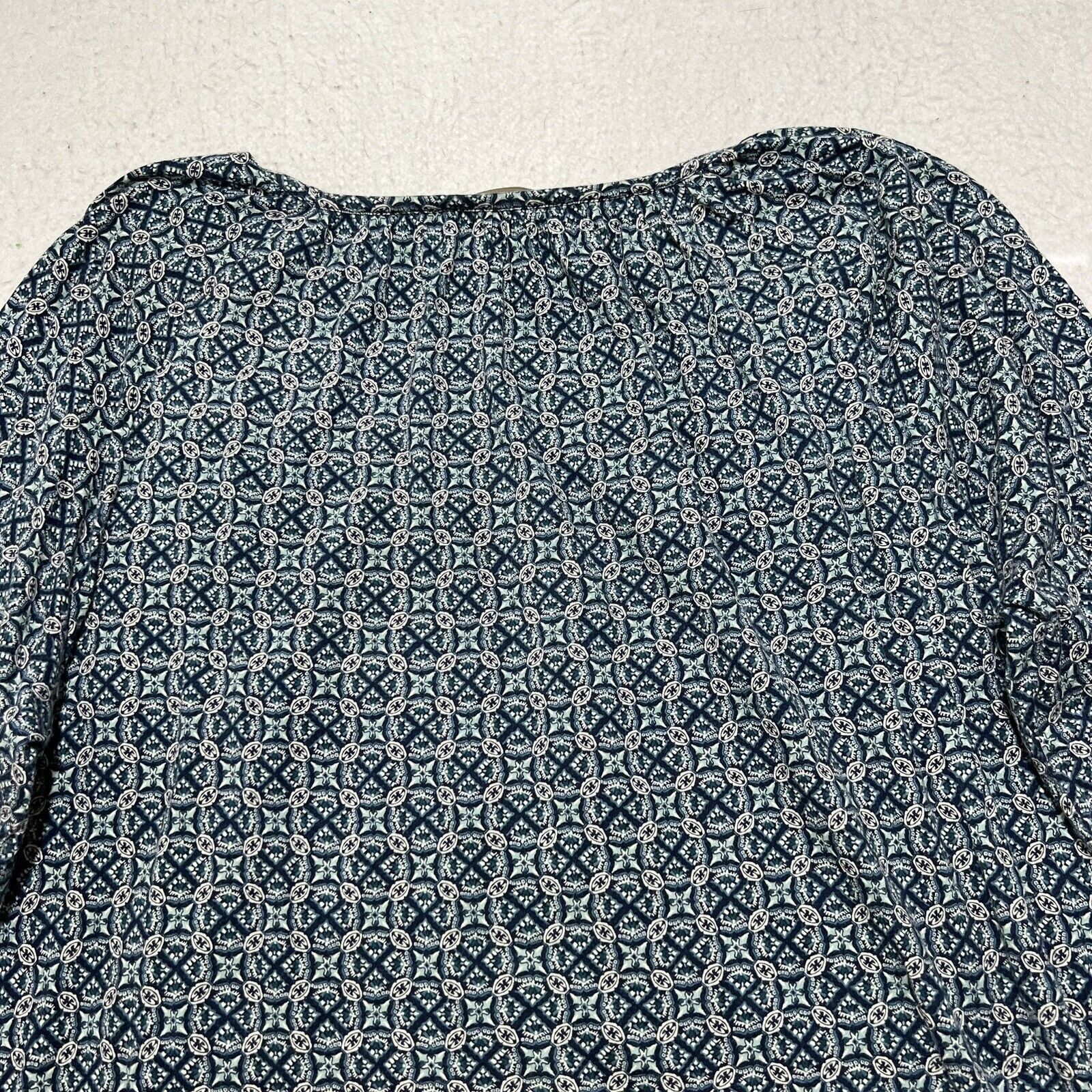 Michael Kors Michael Kors Squareneck Long Sleeve Lightweight Blouse Size L / US 10 / IT 46 - 10 Thumbnail