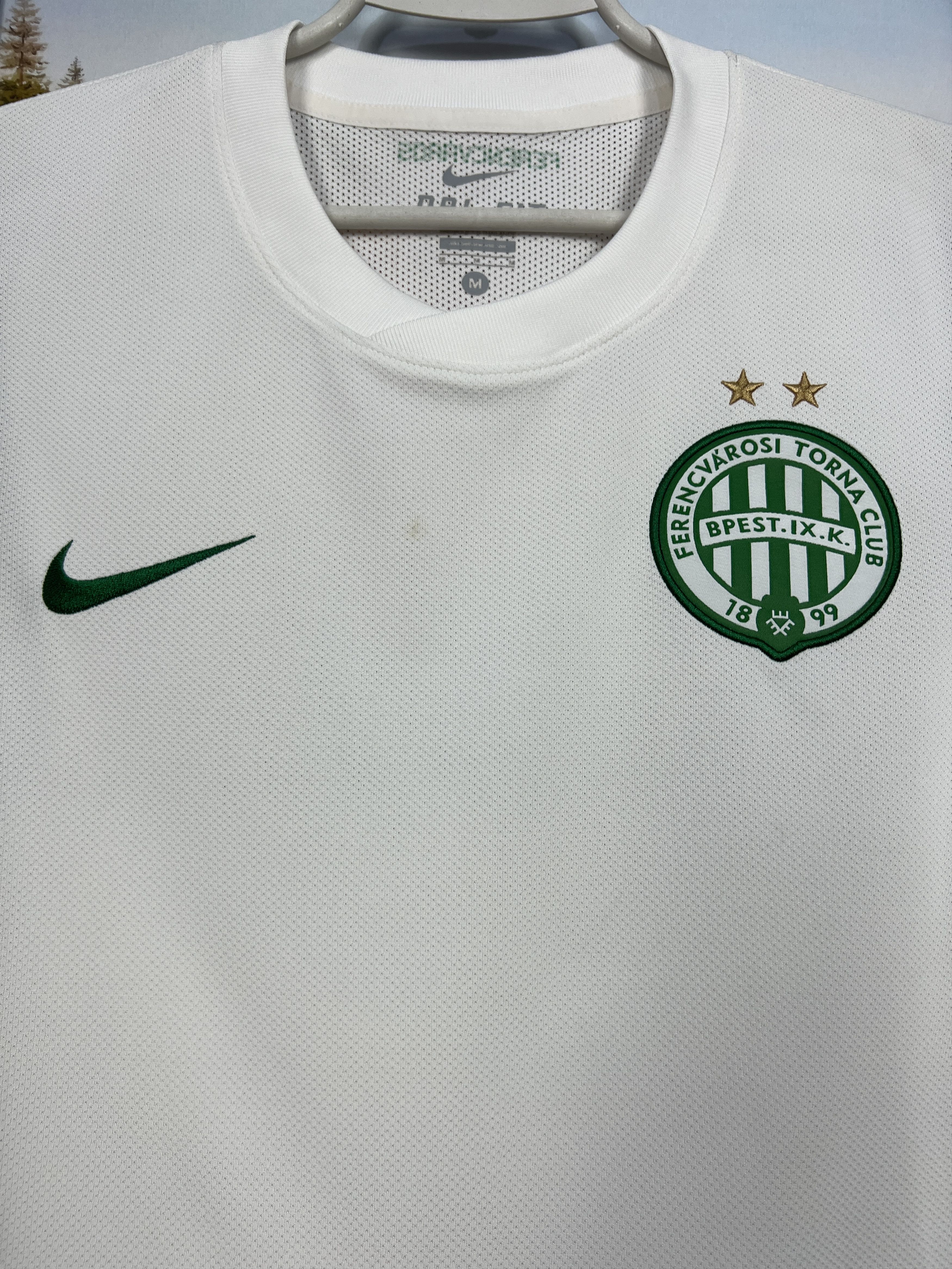 Nike Ferencvaros 2010 Away Football Shirt Soccer Nike Long Sleeve Size US M / EU 48-50 / 2 - 3 Thumbnail