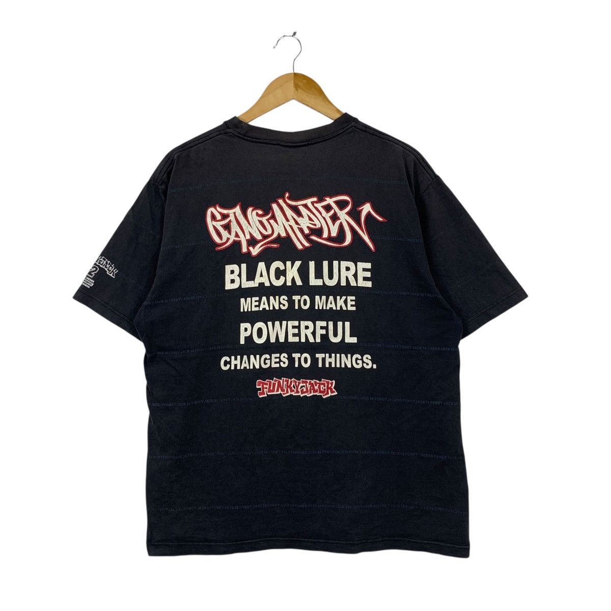 Vintage FUNKY JACK Back Dive Gang Mater Hip Hop Dj Rap Shirt Size US XXL / EU 58 / 5 - 5 Thumbnail