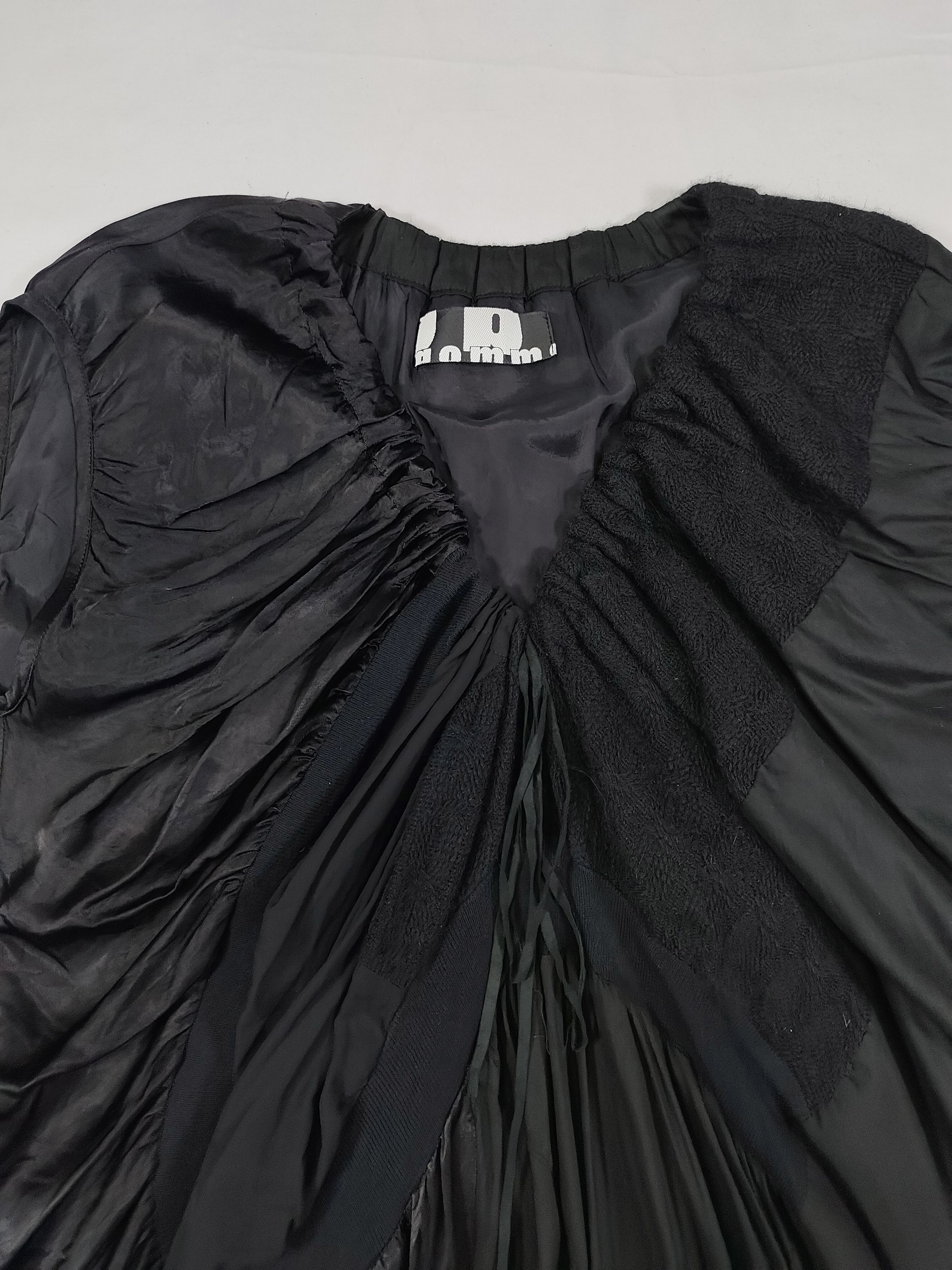 gomme 00s Gomme- Archive Asymmetric Mixed Draped Cocoon Dress Size L / US 10 / IT 46 - 7 Thumbnail