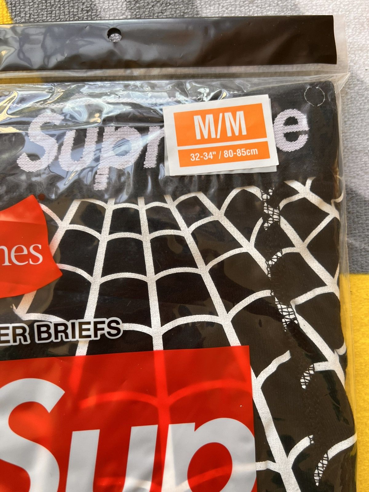 Supreme M Supreme x Marvel Spider-Man Web Boxer Briefs hanes Black Size US 32 / EU 48 - 8 Thumbnail