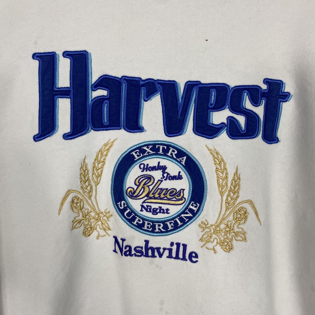 Japanese Brand 📌Vintage Sweatshirt Moussy Harvest Nashville Big Logo Size US M / EU 48-50 / 2 - 13 Thumbnail