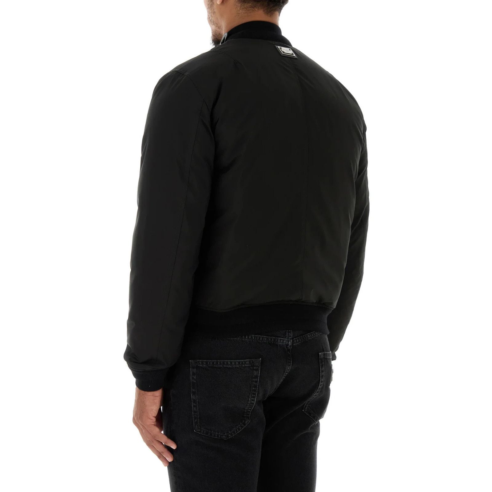 Dolce & Gabbana DOLCE & GABBANA Black Polyester Down Jacket New & Authentic Size US M / EU 48-50 / 2 - 4 Thumbnail