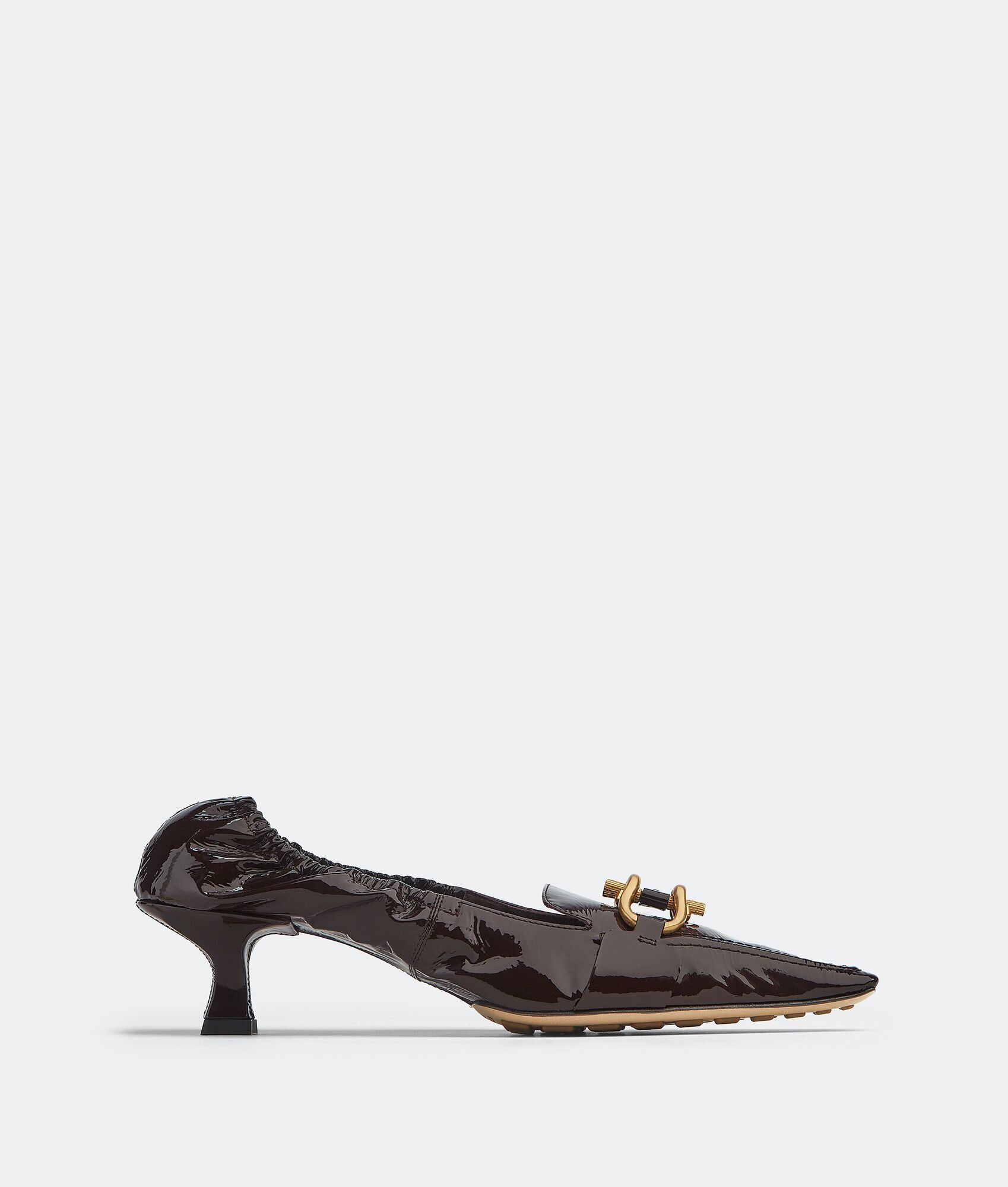 Bottega Veneta o1bcso1str0225 Madame Pumps in Dark Brown Size US 9 / IT 39 - 1 Thumbnail