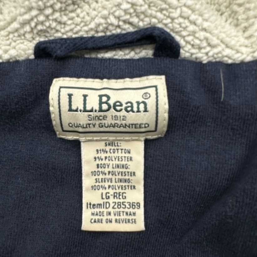 L.L. Bean LL Bean Katahdin Iron Works Sherpa Lined Hoodie Large Zip Size US XL / EU 56 / 4 - 2 Thumbnail