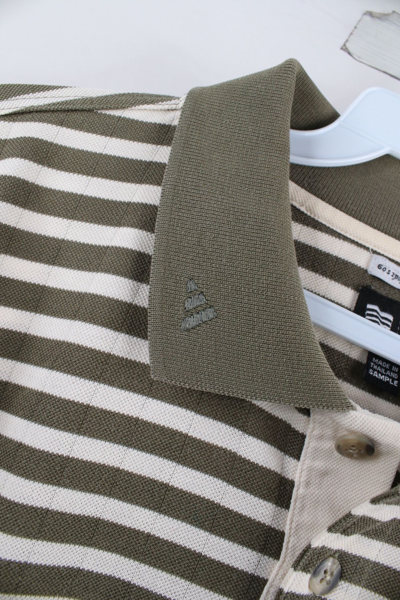 Vintage Vintage Adidas Golf Faded Striped Collared Polo Shirt Green Size US XL / EU 56 / 4 - 5 Thumbnail