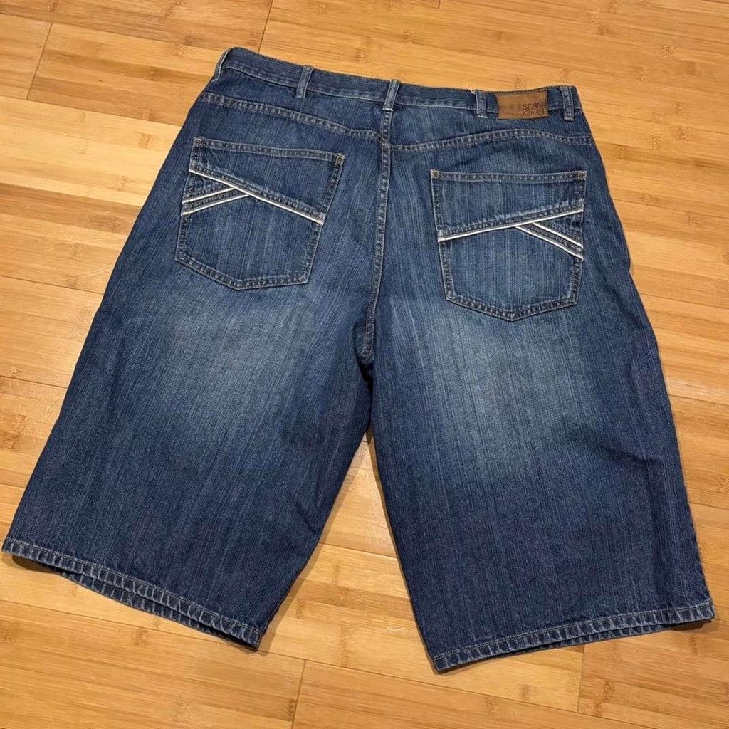 Sean John Sean John Blue Denim Shorts Size US 38 / EU 54 - 1 Thumbnail