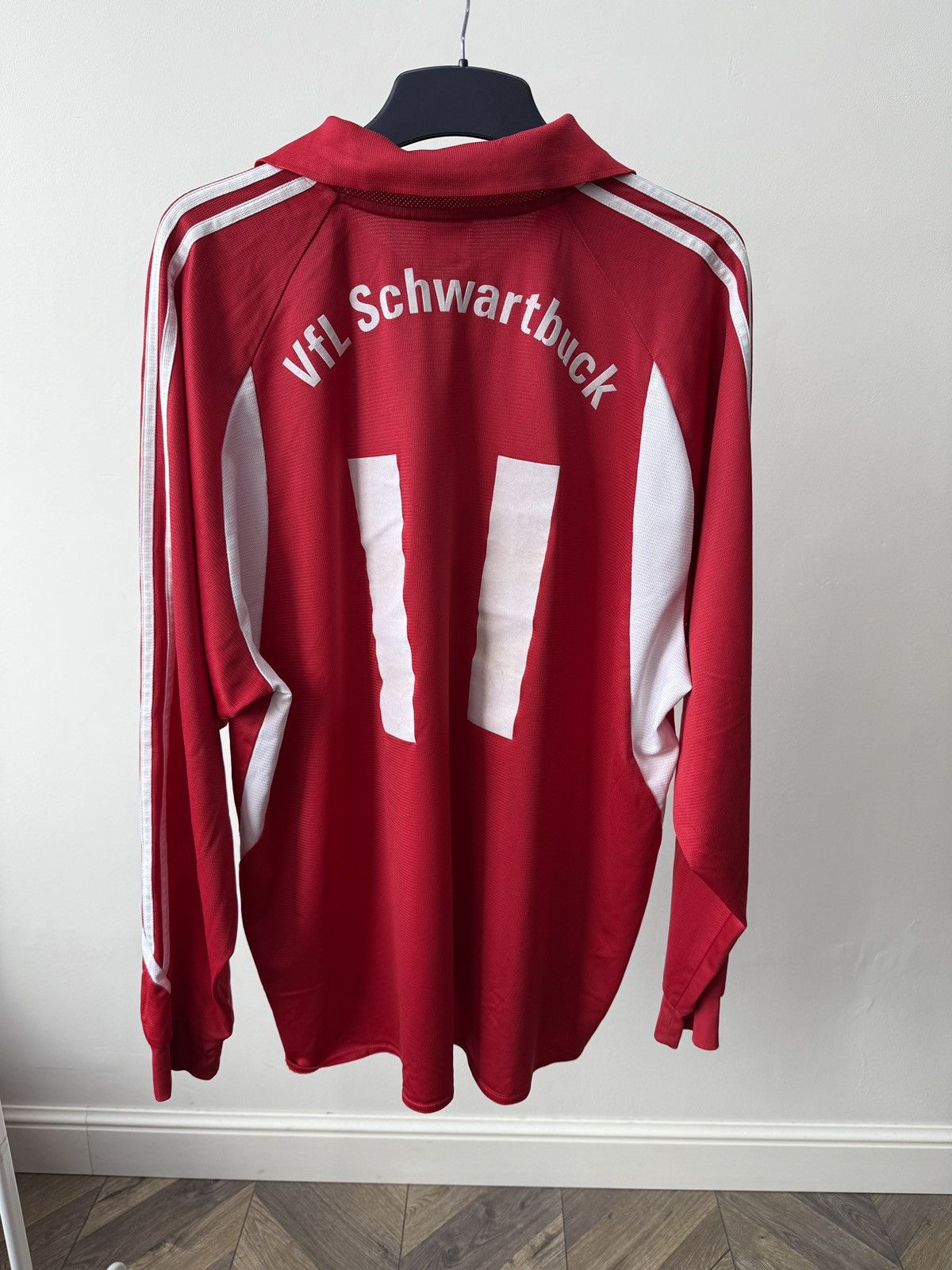 Adidas Vintage Adidas VFL Schwartbuck Jersey Long Sleeve Shirt Size US XL / EU 56 / 4 - 14 Thumbnail