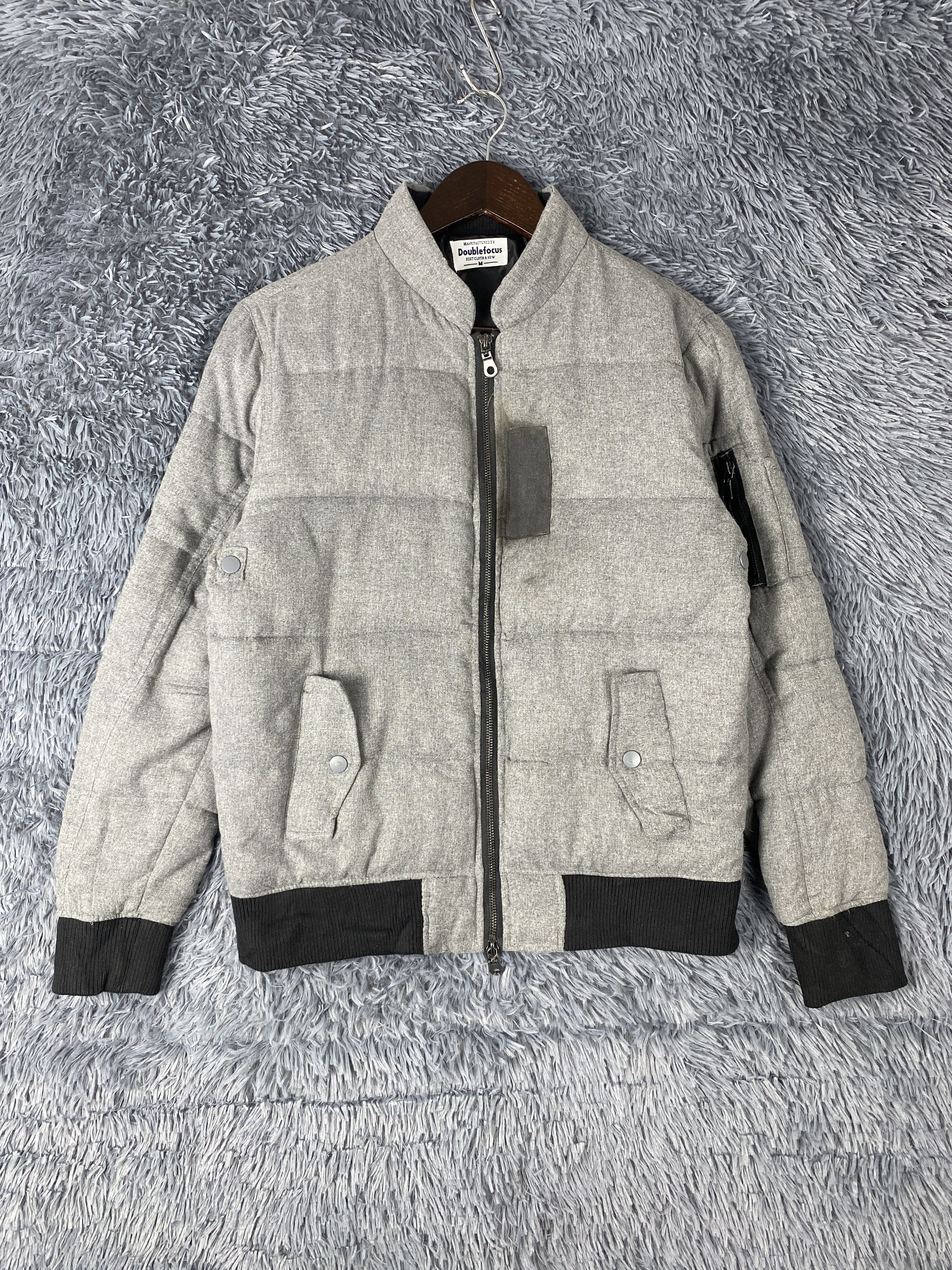 Japanese Brand Vintage Double Fokus Puffer Bomber Jacket Size US XS / EU 42 / 0 - 1 Thumbnail