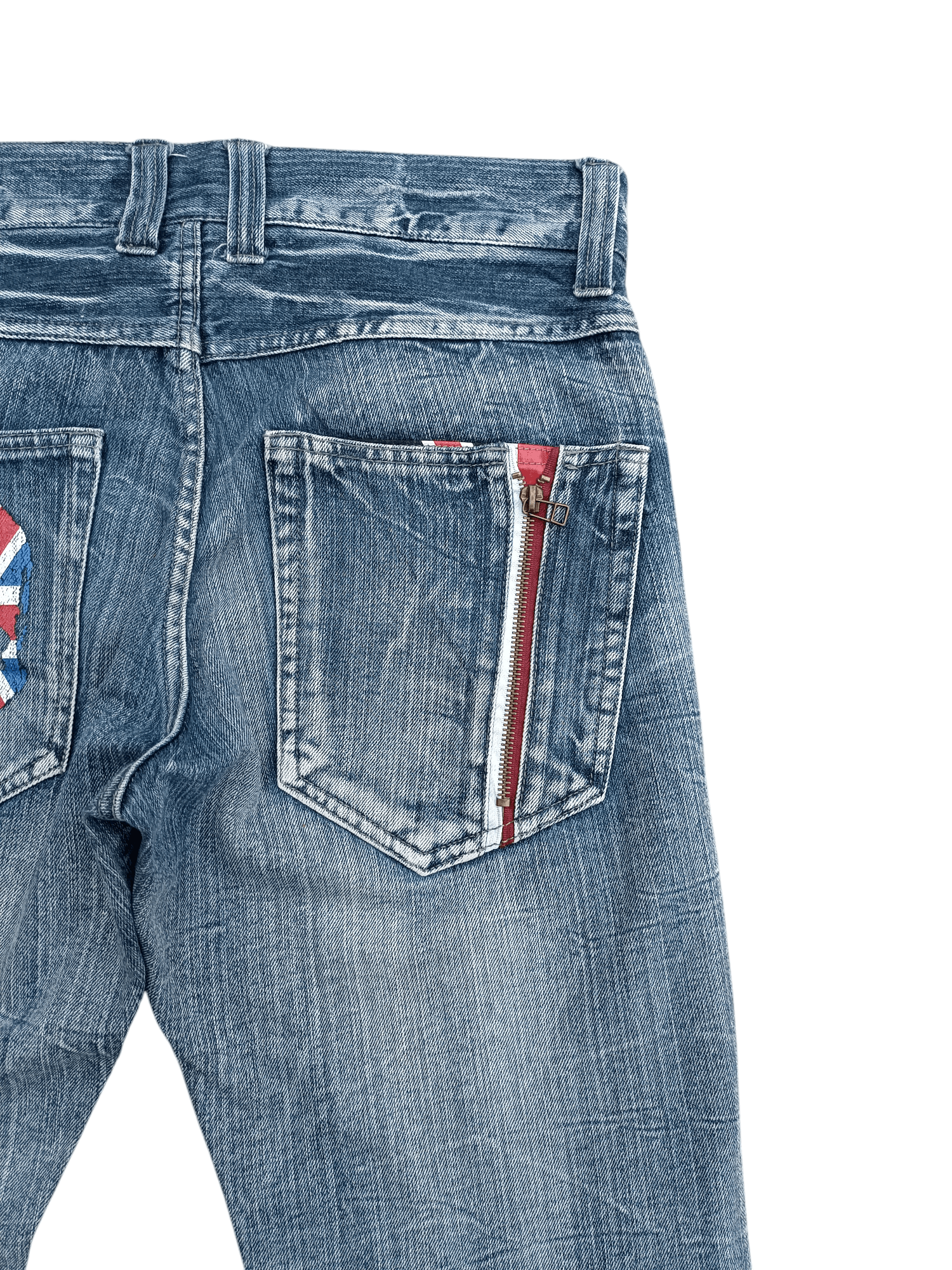 Seditionaries 🔥 Vintage Flare JACK SERIKA Seditionaries Skulls Jeans Size US 32 / EU 48 - 14 Thumbnail