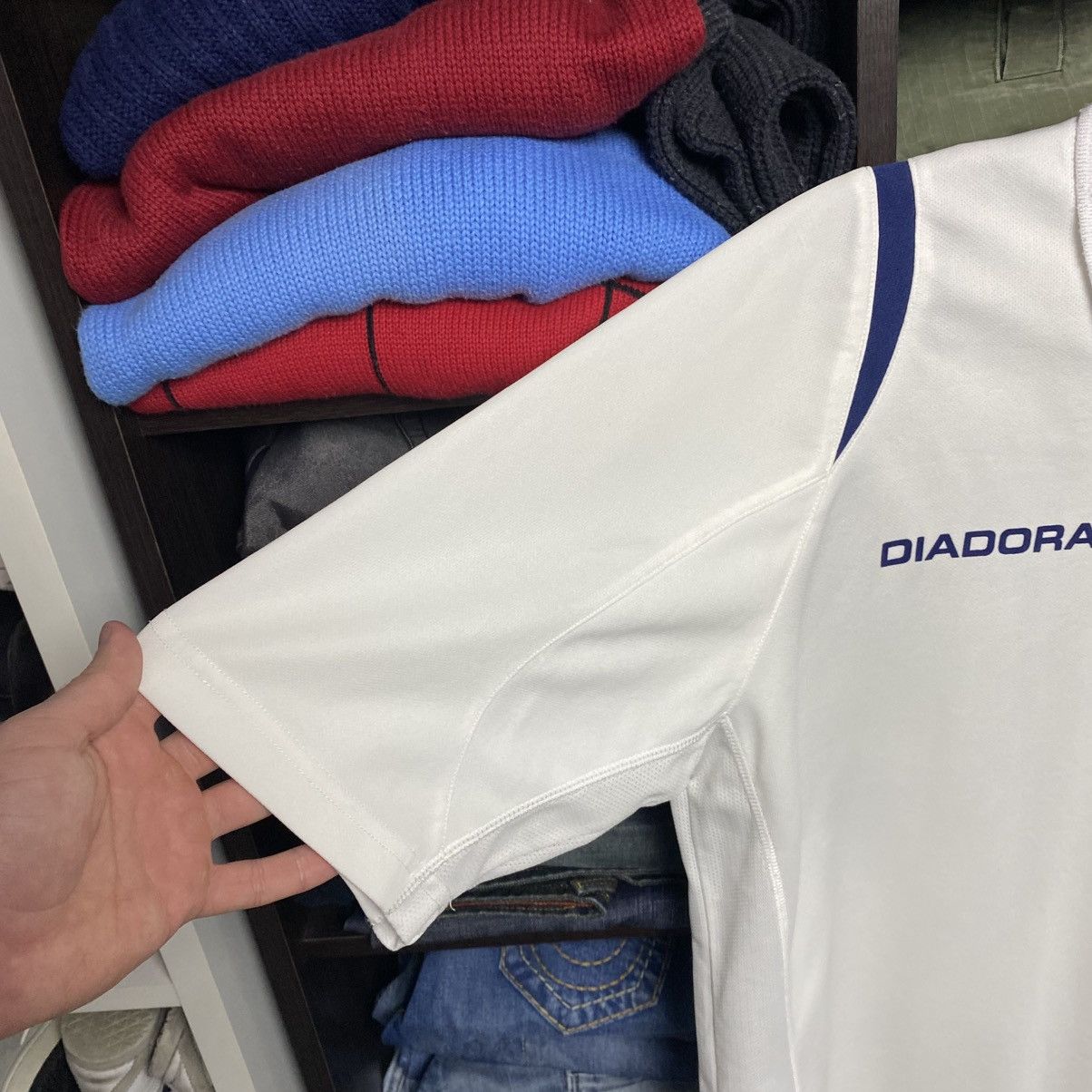 Diadora Vintage Diadora Scotland 2000’s Home soccer jersey size L Size US L / EU 52-54 / 3 - 6 Thumbnail